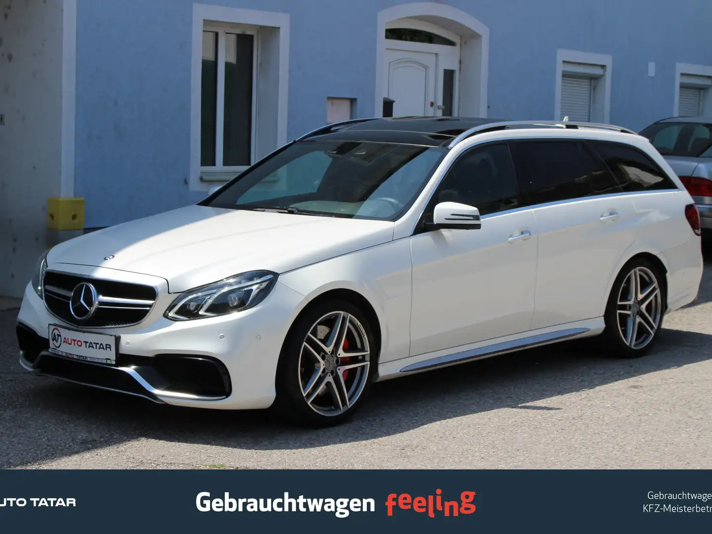 Mercedes-Benz E 63 AMG S 4MATIC T Aut.| 477,- mtl. | Panorama | Kamera | Blanco - 2