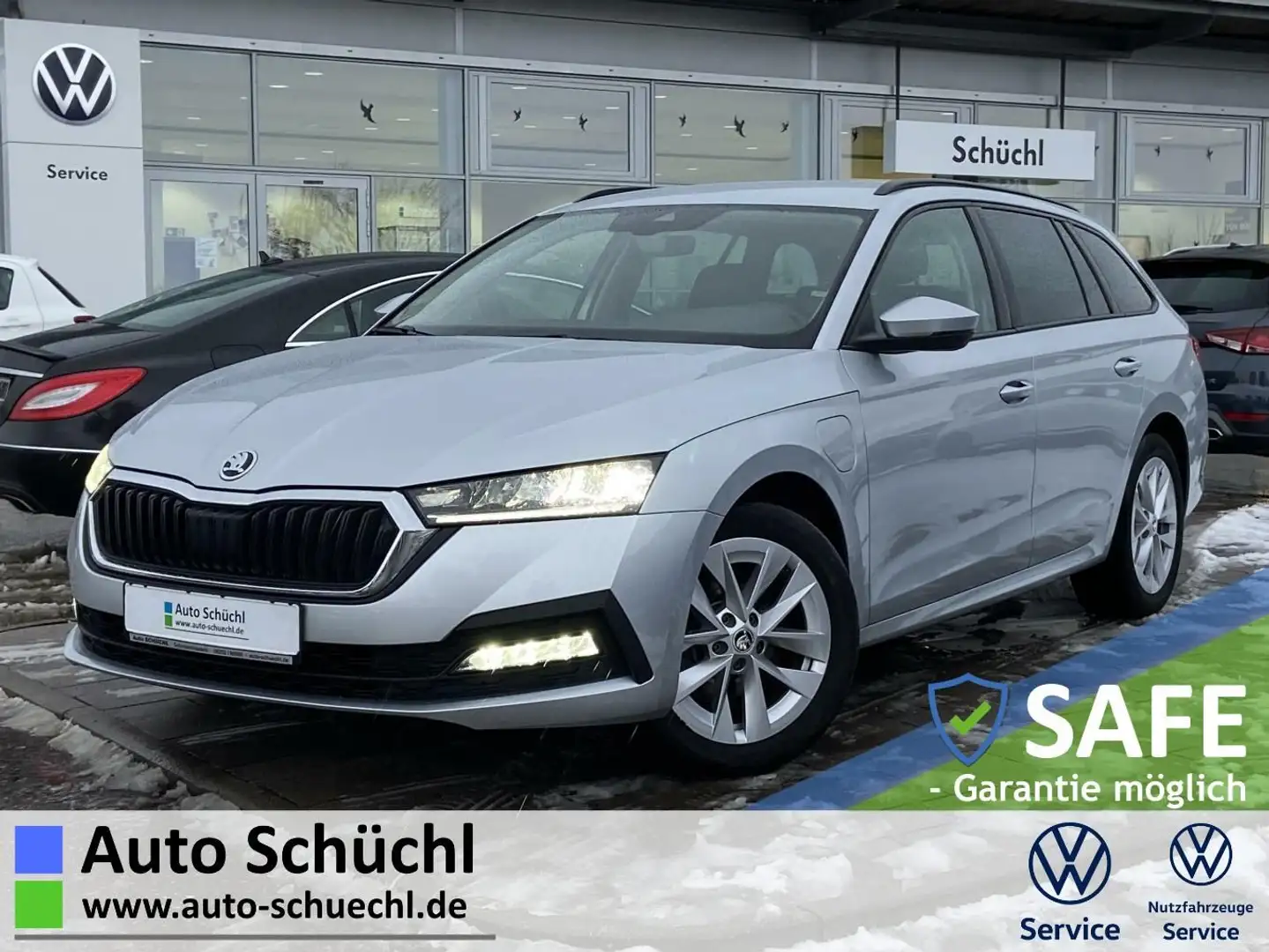 Skoda Octavia Combi iV 1.4 TSI DSG LED+SMART-LINK+VIRT Silber - 1