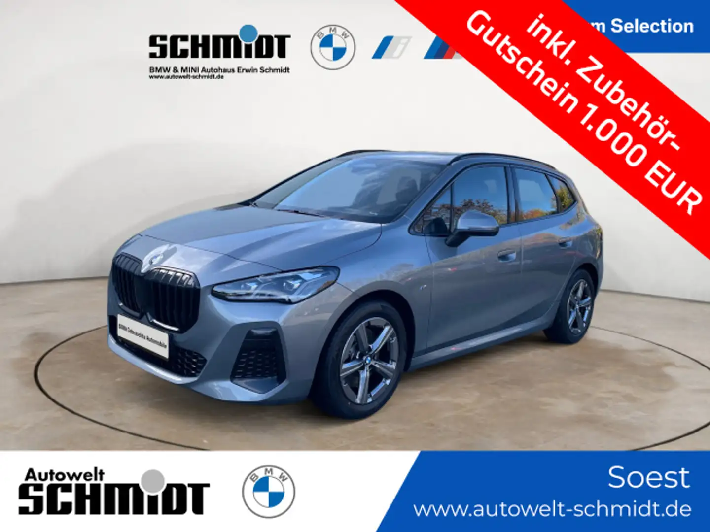 BMW 214 223i xDrive Active Tourer / NP= 62.230,- / AHK / Szürke - 1