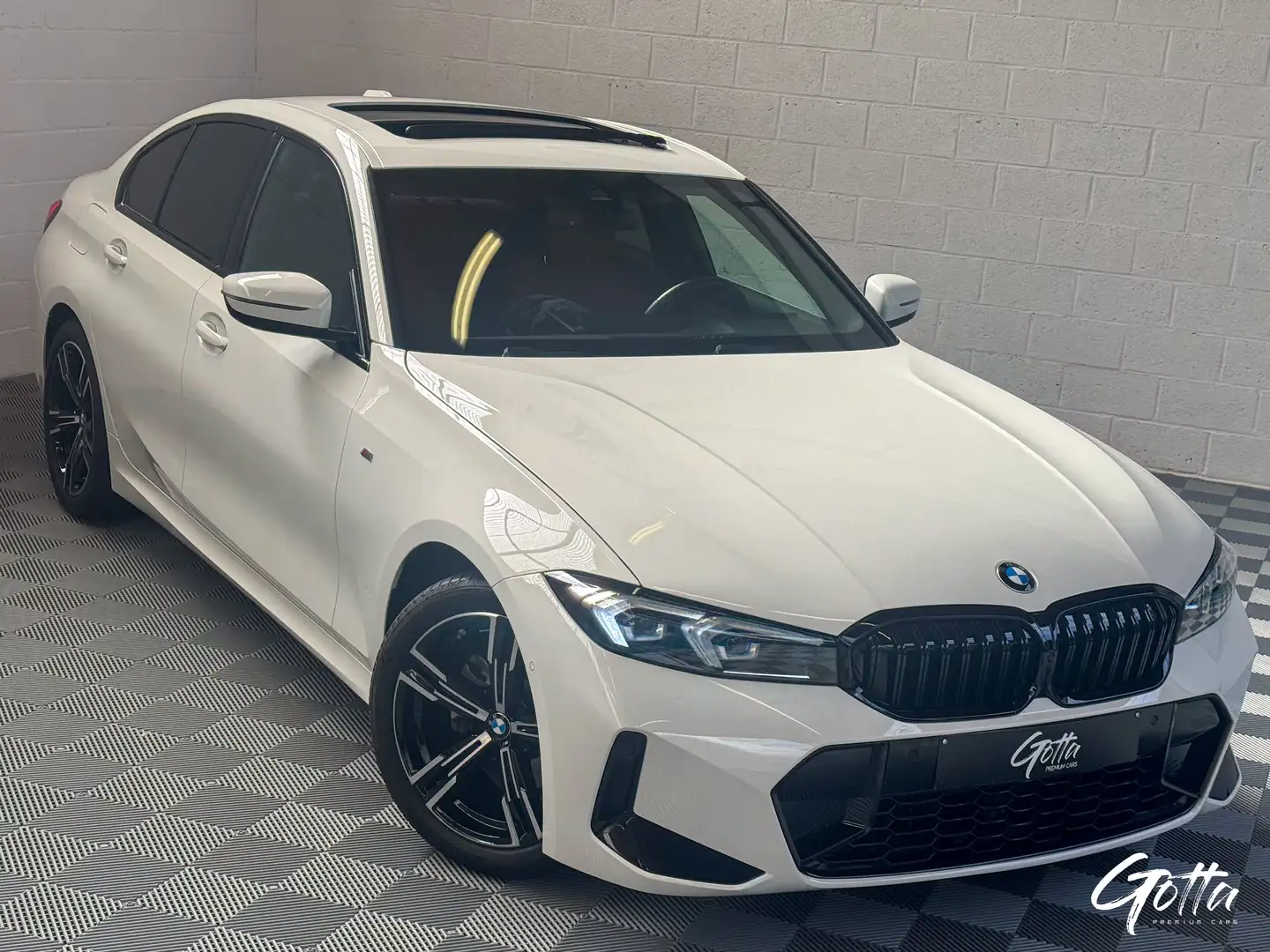 BMW 320 Berline 184CH*Pack M Sport Pro/Caméra 360/CUIR Weiß - 2