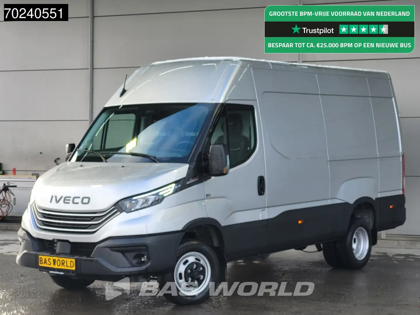 Iveco Daily 35C21 210PK Automaat Dubbellucht L2H2 ACC Navi Cam Zilver - 1