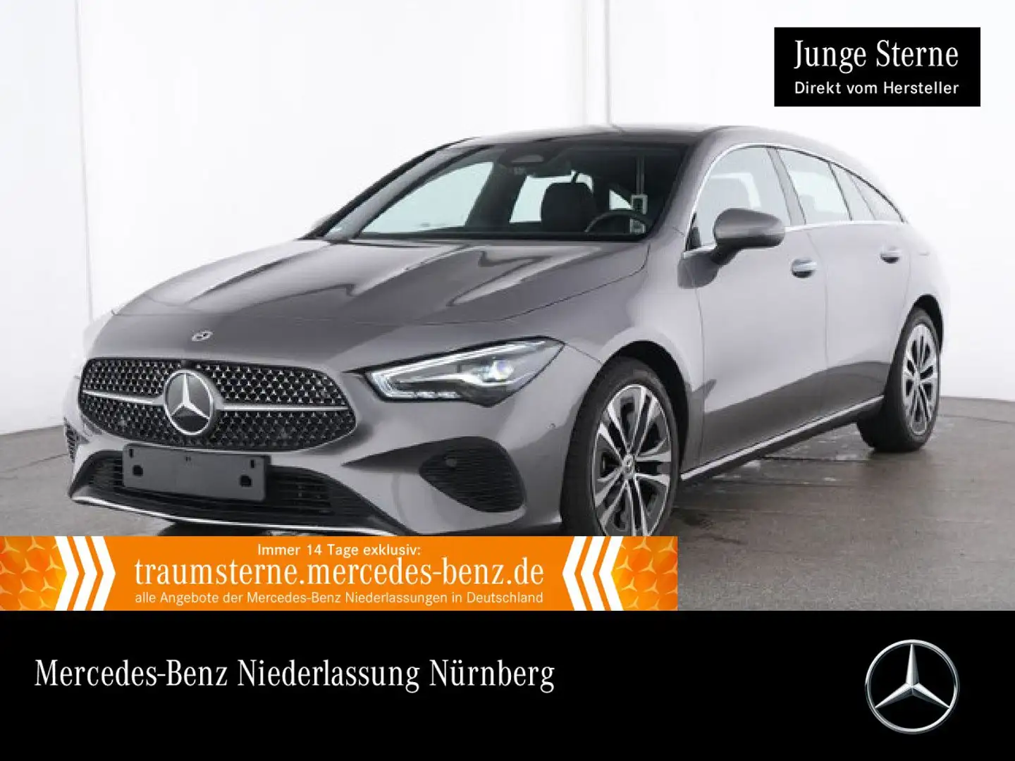 Mercedes-Benz CLA 180 PROGRESSIVE+PANO+AHK+LED+KAMERA+KEYLESS+7G Grijs - 1