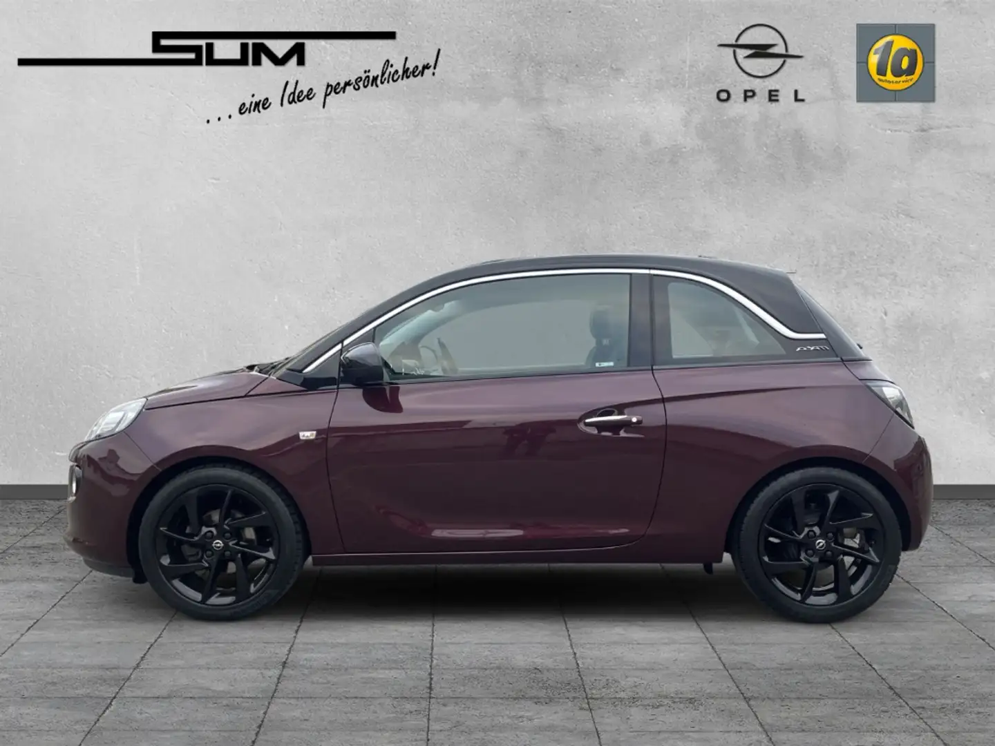 Opel Adam OPEN AIR 1.4 64KW 5G Multimediaradio, Sitz- u. Len Rot - 2