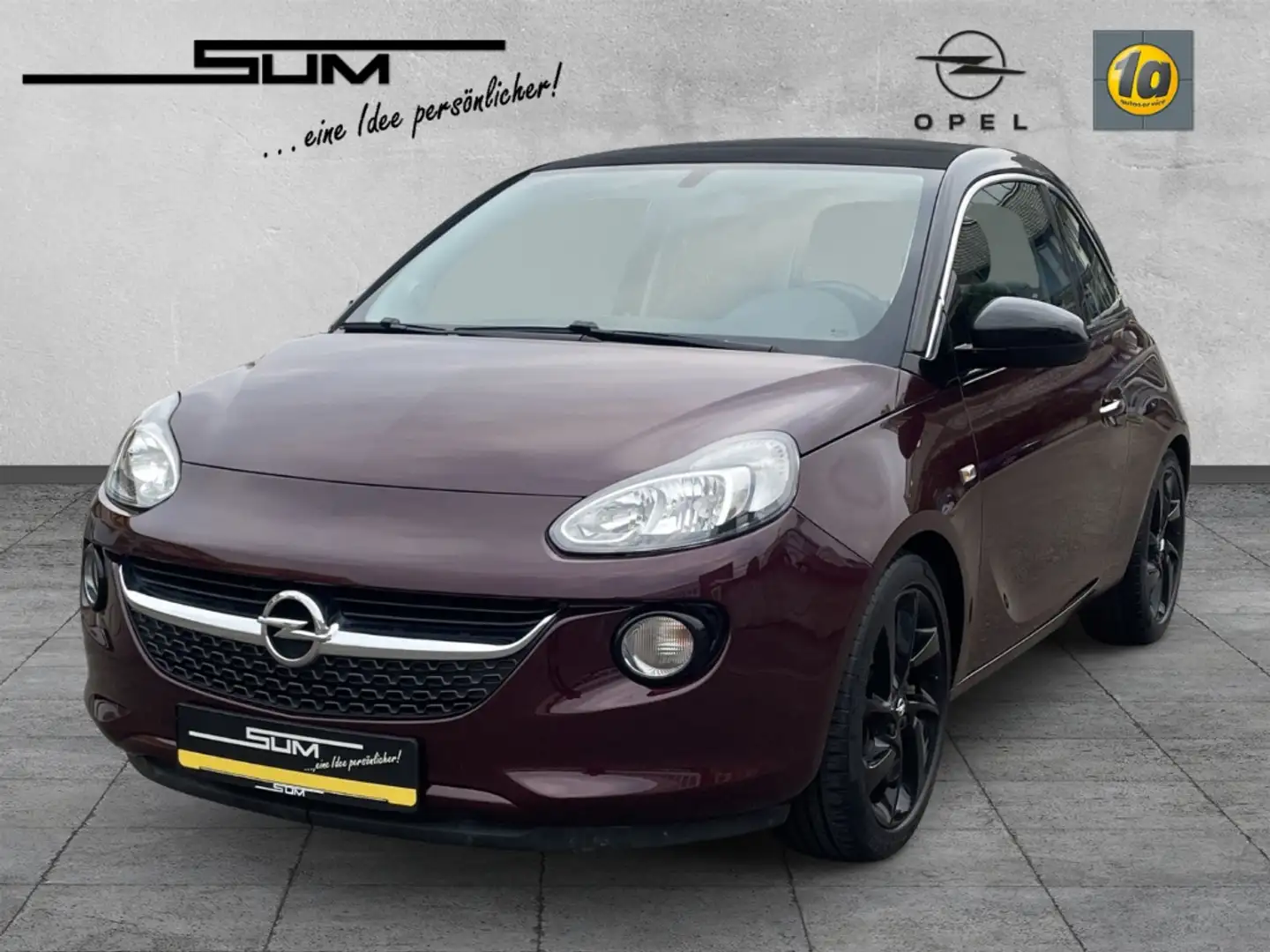 Opel Adam OPEN AIR 1.4 64KW 5G Multimediaradio, Sitz- u. Len Rot - 1
