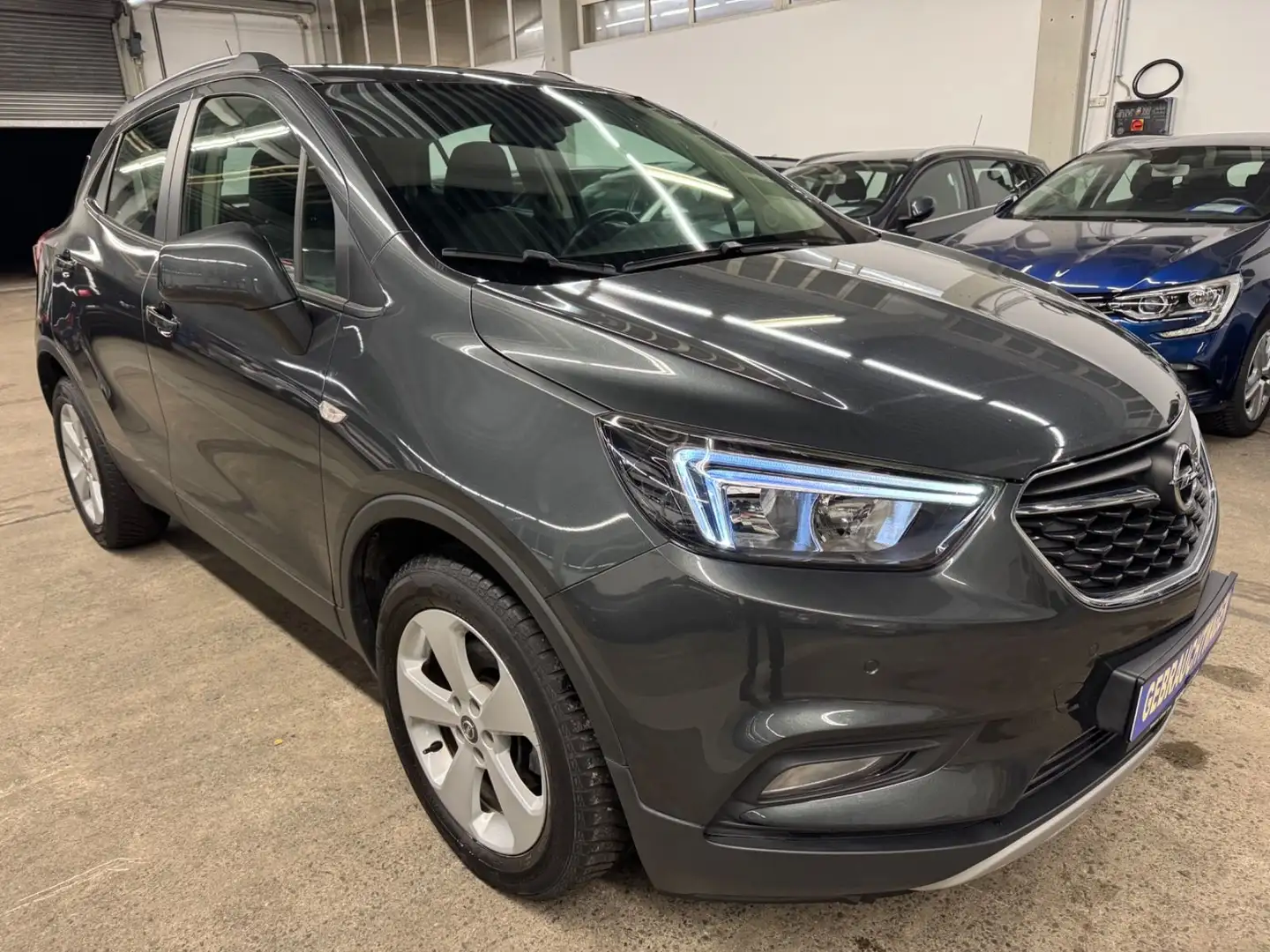 Opel Mokka X 1,4 Turbo-Navi-nur 69000 km-Tüv neu Grau - 1