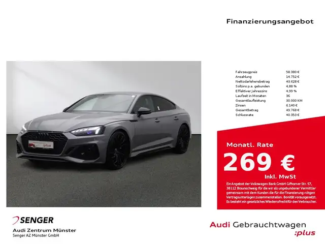 Audi RS5 Sportback 2.9 TFSI quattro MMI Matrix Leder