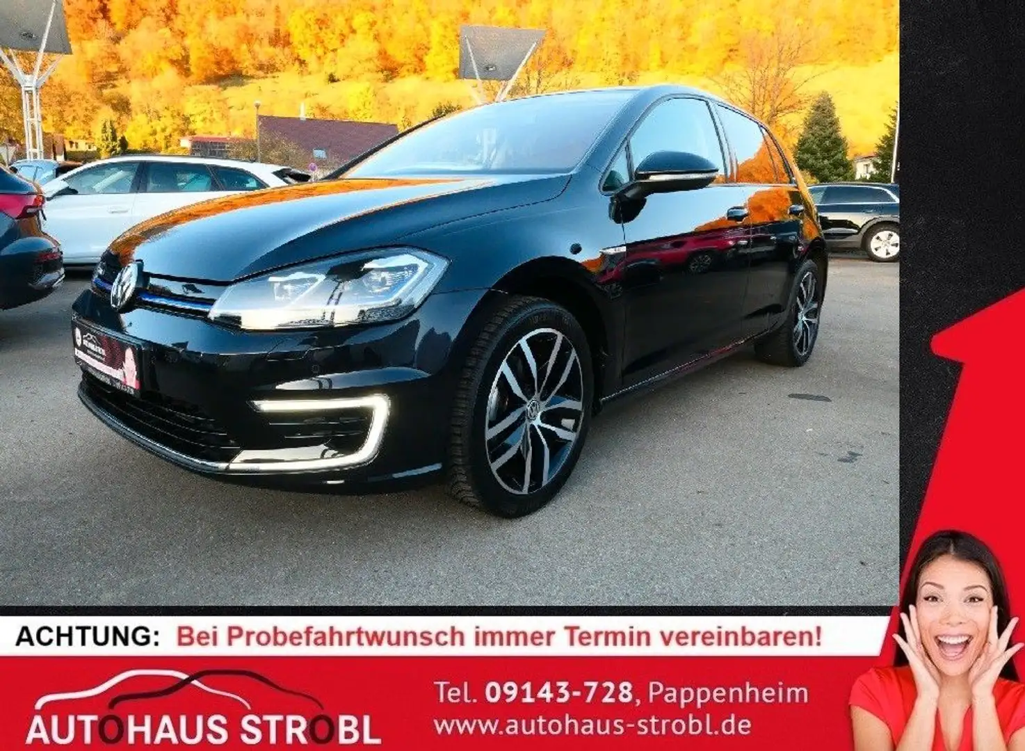 Volkswagen Golf e-Golf VII Lim. CCS/DAB/ACC/Kamera/LED/Navi Schwarz - 1