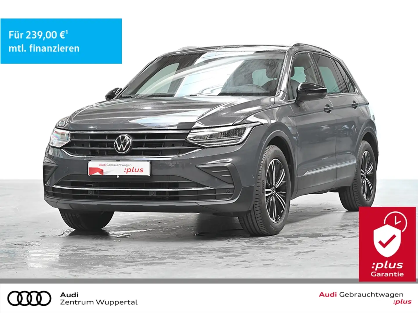 Volkswagen Tiguan Active 2.0 TDI ACC AHK LANE HEADUP PDC SHZ Grau - 1