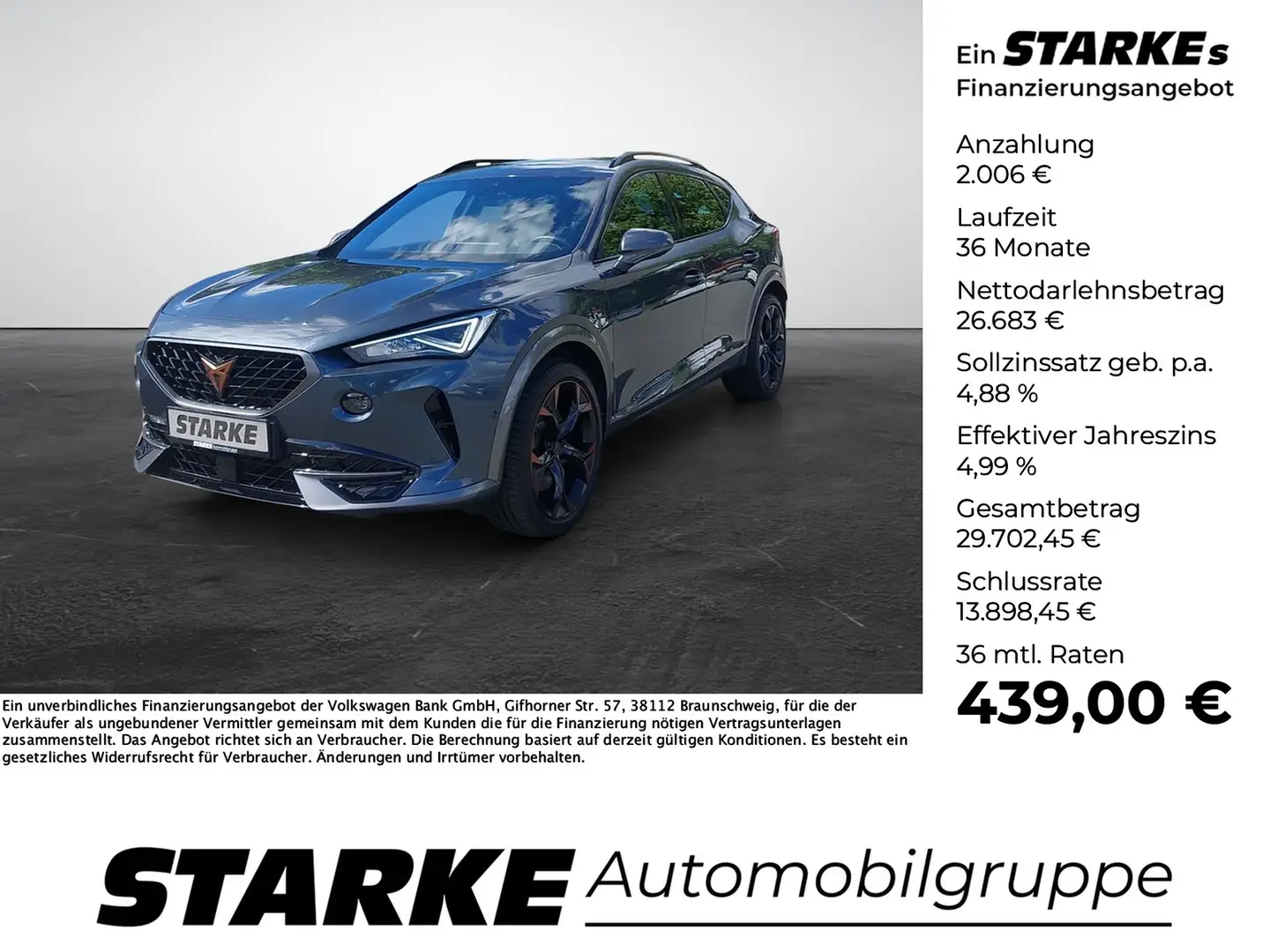 CUPRA Formentor VZ 1.4 TSI eHybrid DSG Grau - 1