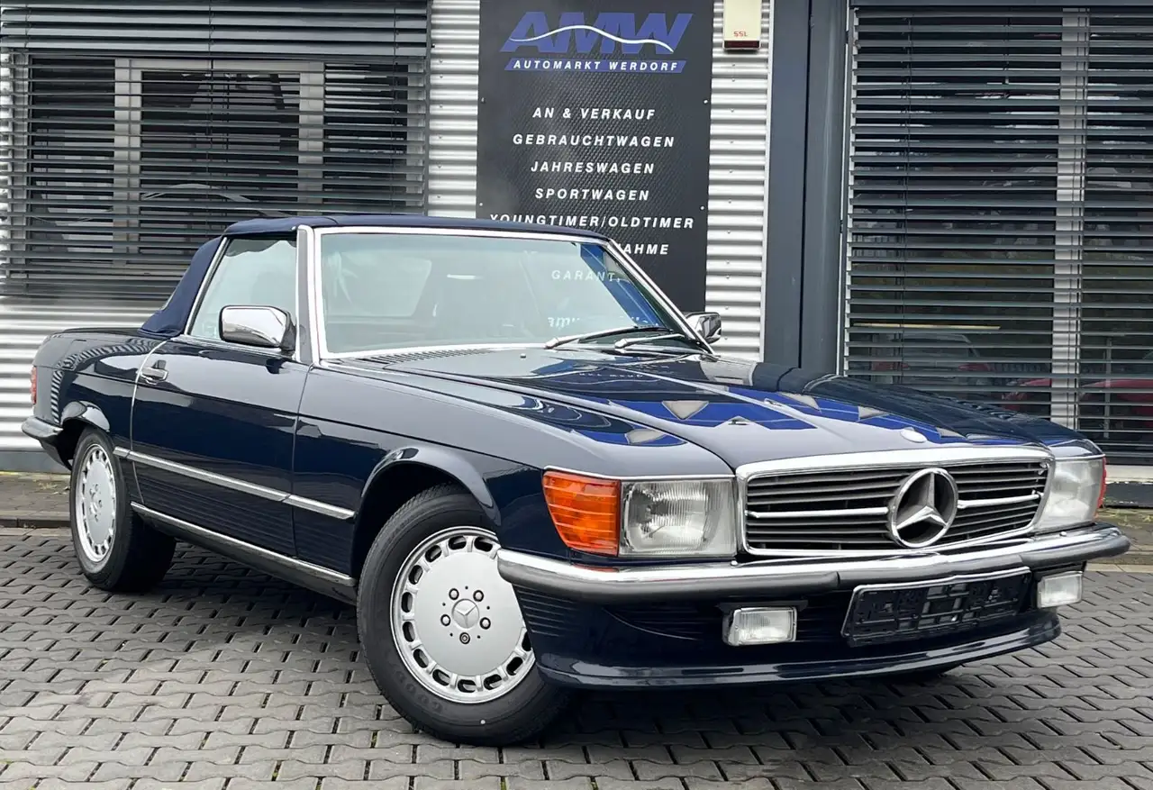 Mercedes-Benz SL 500 R107 LEDER*SITZHEI*KLIMA*TÜV.07.2028*H-ZU, foto 1