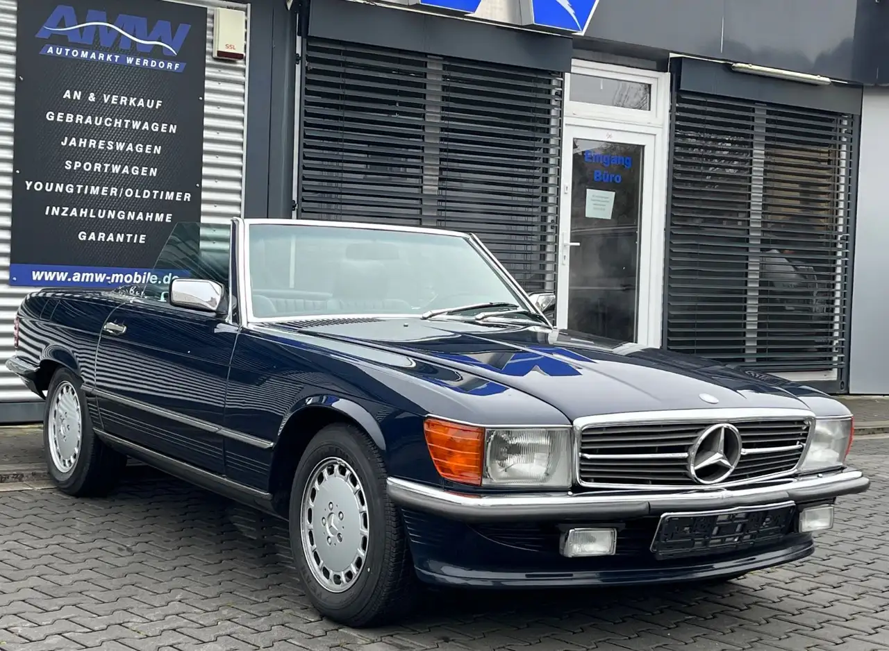 Mercedes-Benz SL 500 R107 LEDER*SITZHEI*KLIMA*TÜV.07.2028*H-ZU, foto 12