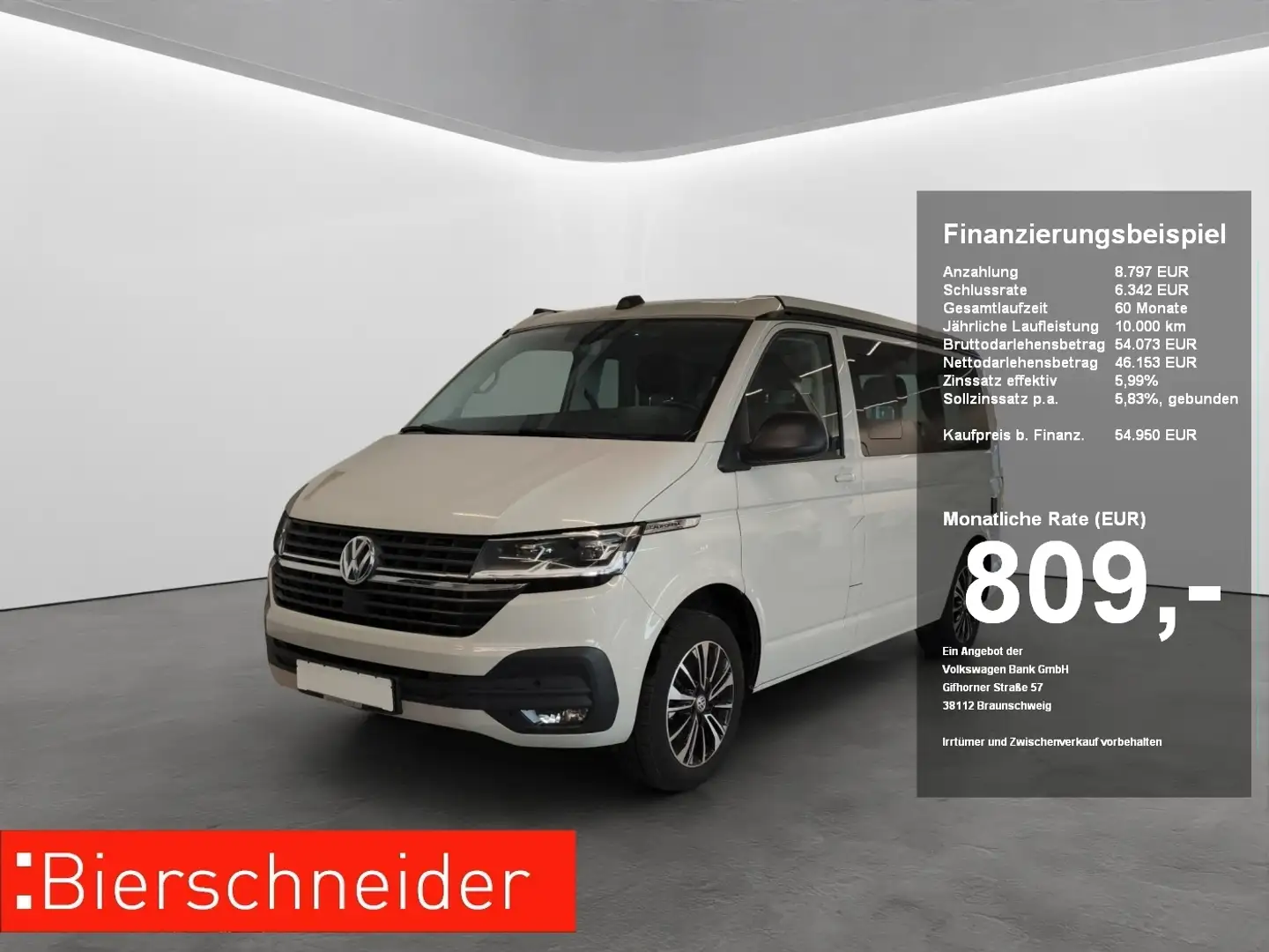 Volkswagen T6.1 California 2.0 TDI Beach Camper Gris - 1