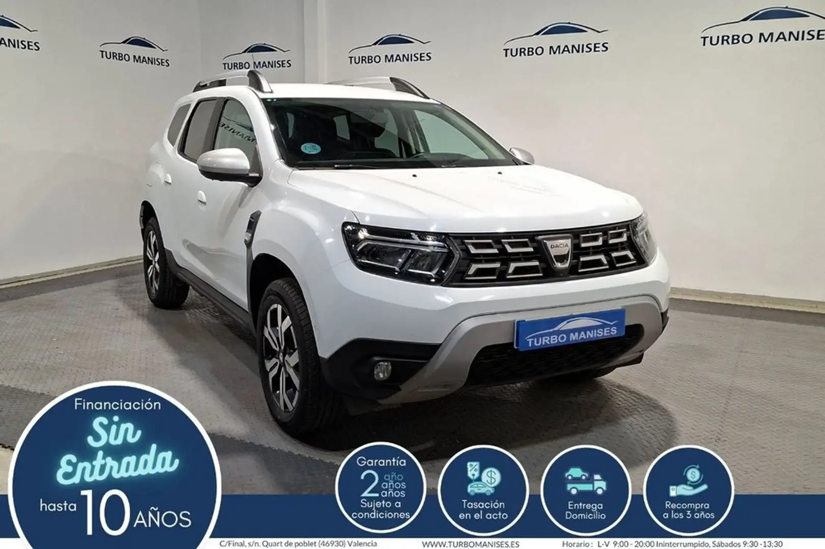 Dacia Duster 1.5 Blue dCi Prestige 4x4 85kW Blanc - 1