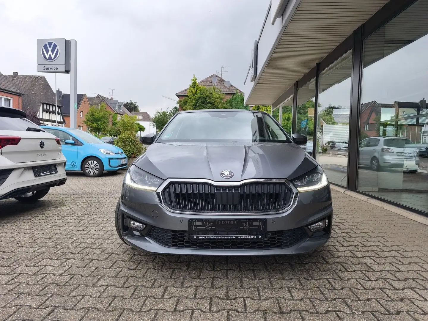 Skoda Fabia Drive KLIMA,APP,KAM,KESSY,LED Grau - 2