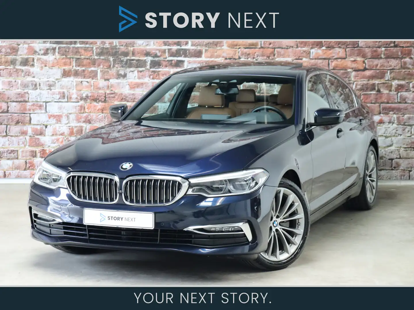 BMW 520 5 Serie Sedan 520i High Executive Luxury Line Auto Blau - 1