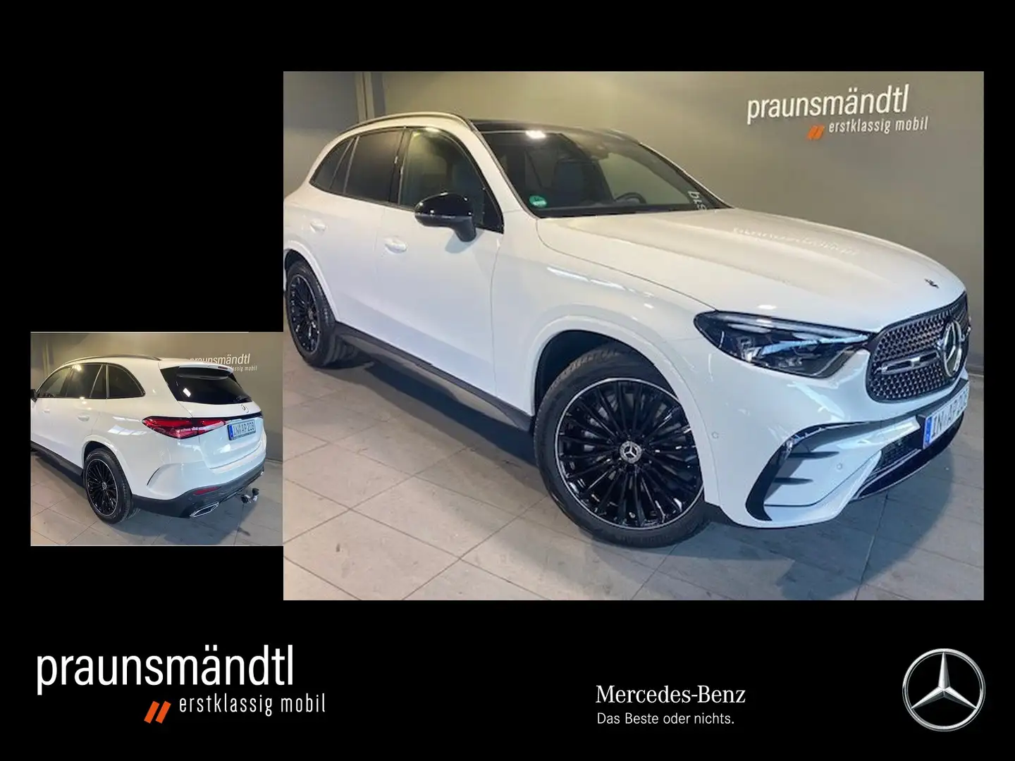 Mercedes-Benz GLC 300 d 4M AMG Night Dist/Pano/AHK/20"/360°/To Weiß - 1
