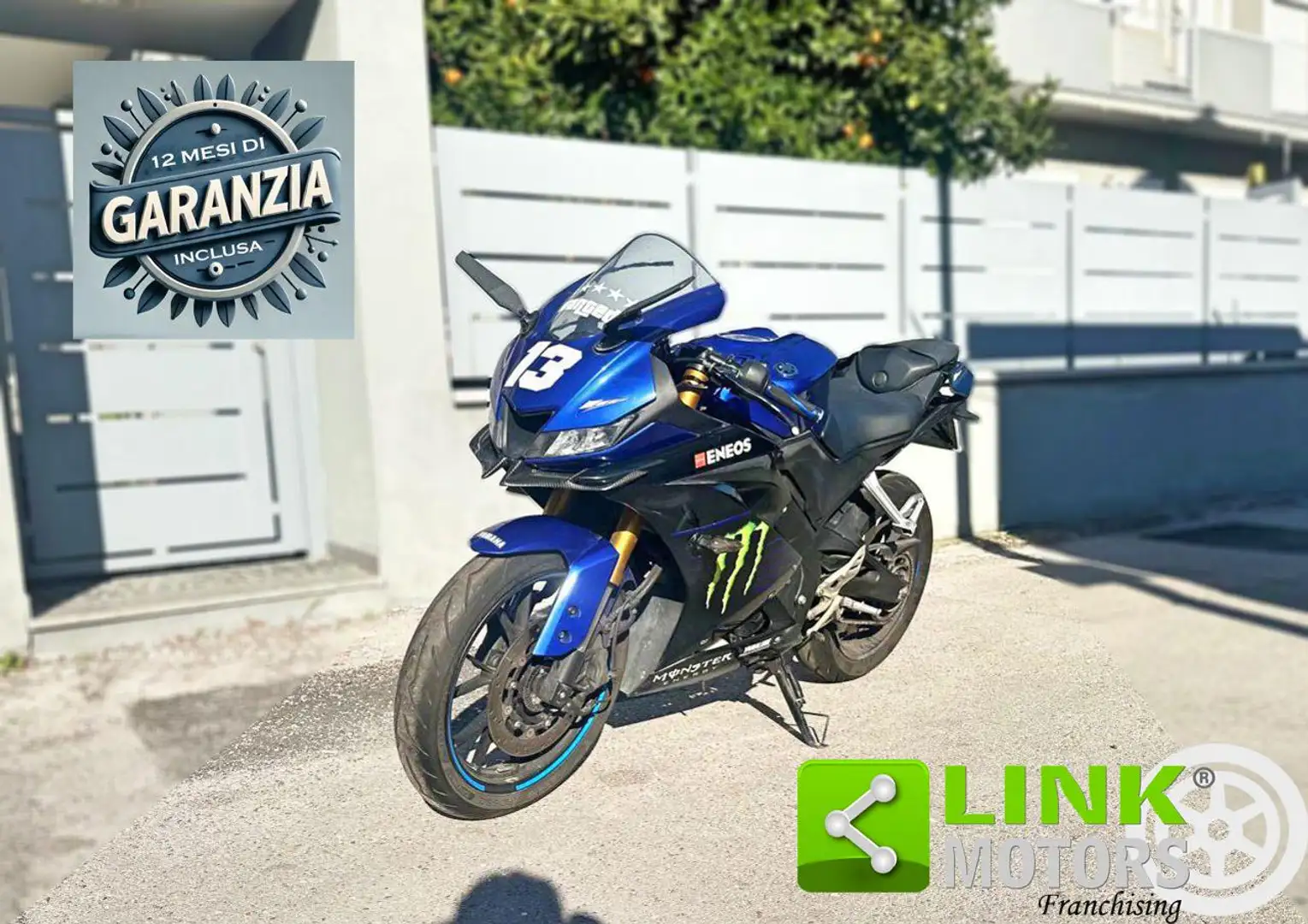 Yamaha YZF R125 Monster Energy MotoGP Edition Bleu - 1