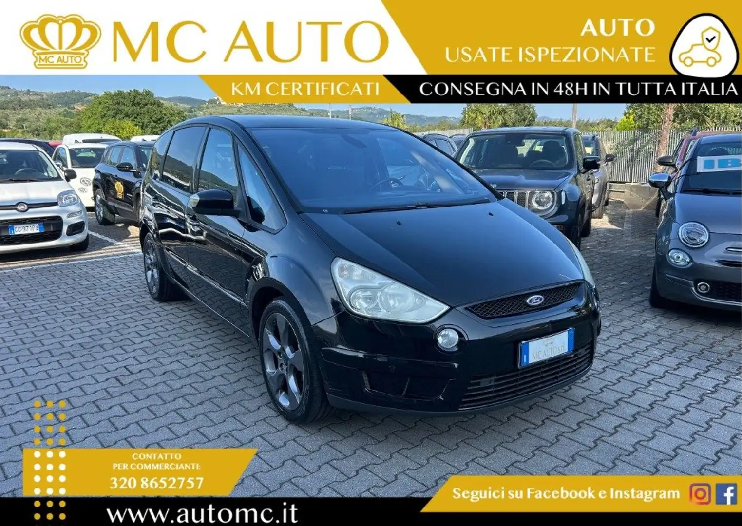 Ford S-Max 2.0 TDCi 140CV Titanium DPF Noir - 1