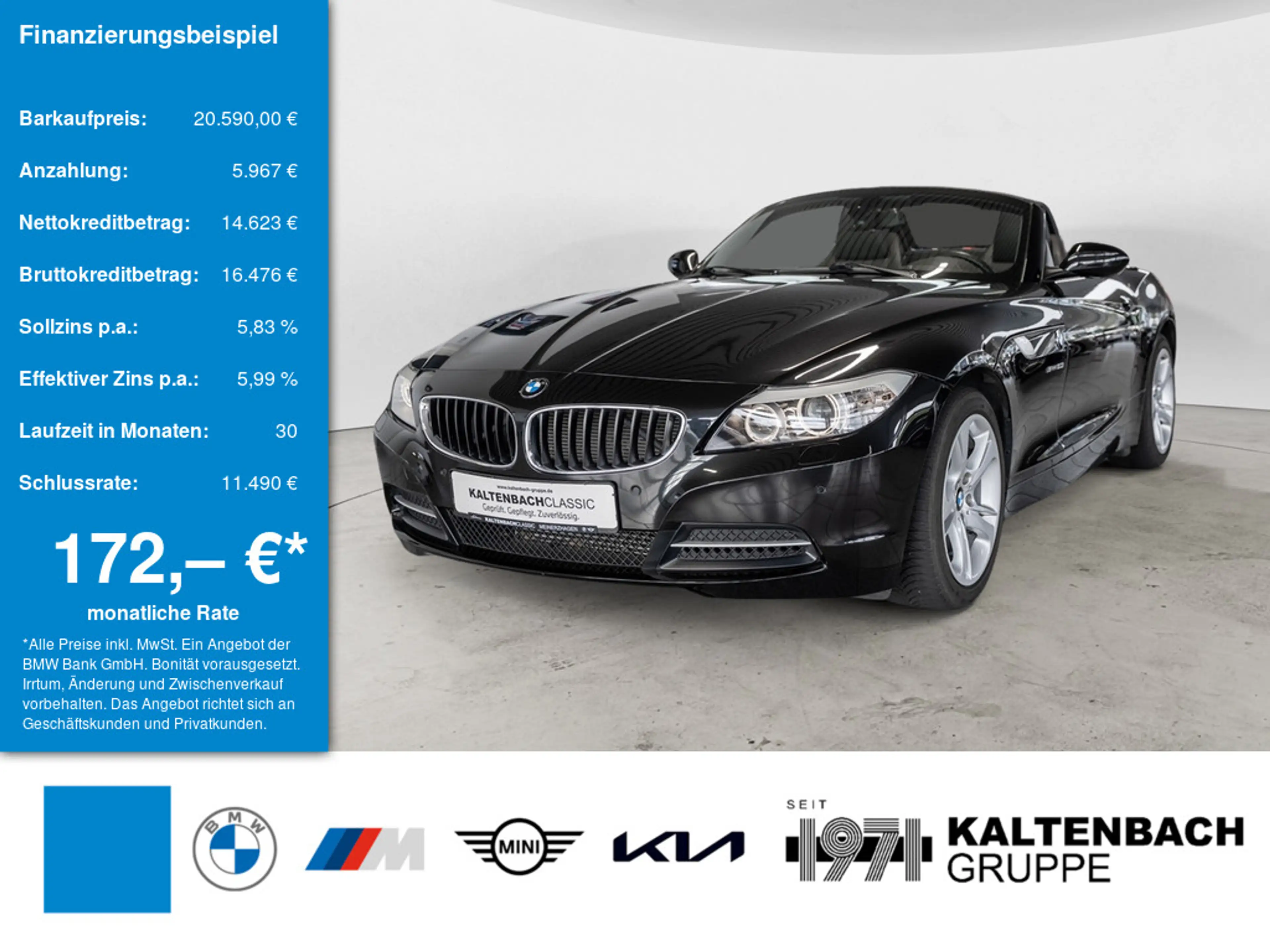 BMW Z4 Roadster sDrive 20i NAVI LEDER ALUFELGEN