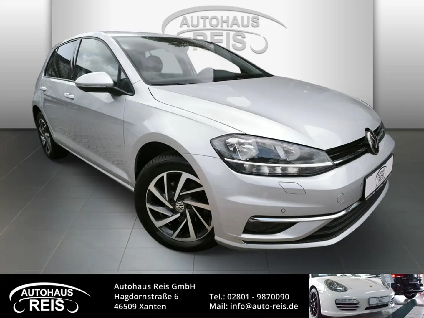 Volkswagen Golf VII 1.0 TSI Sound ACC APPLE/ANDROID SITZHZG. PDC V Plateado - 1