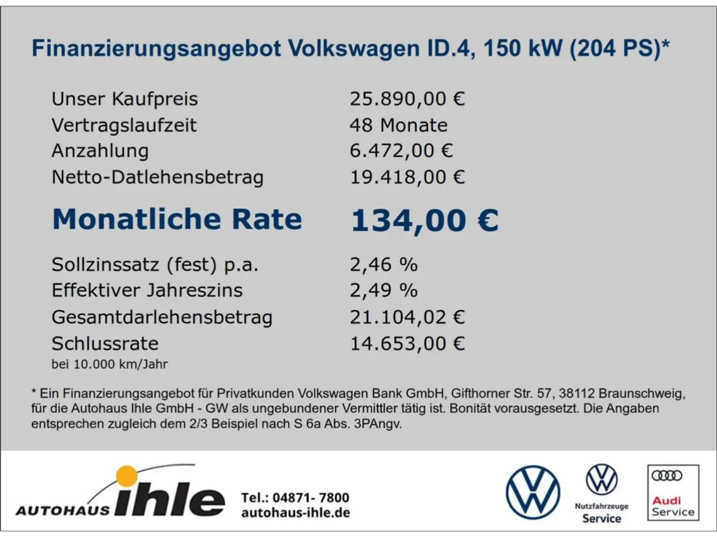 Volkswagen ID.4 Pro Performance 77kWh NAVI+R-FAHRKAMERA+LENKRADHEI Schwarz - 2