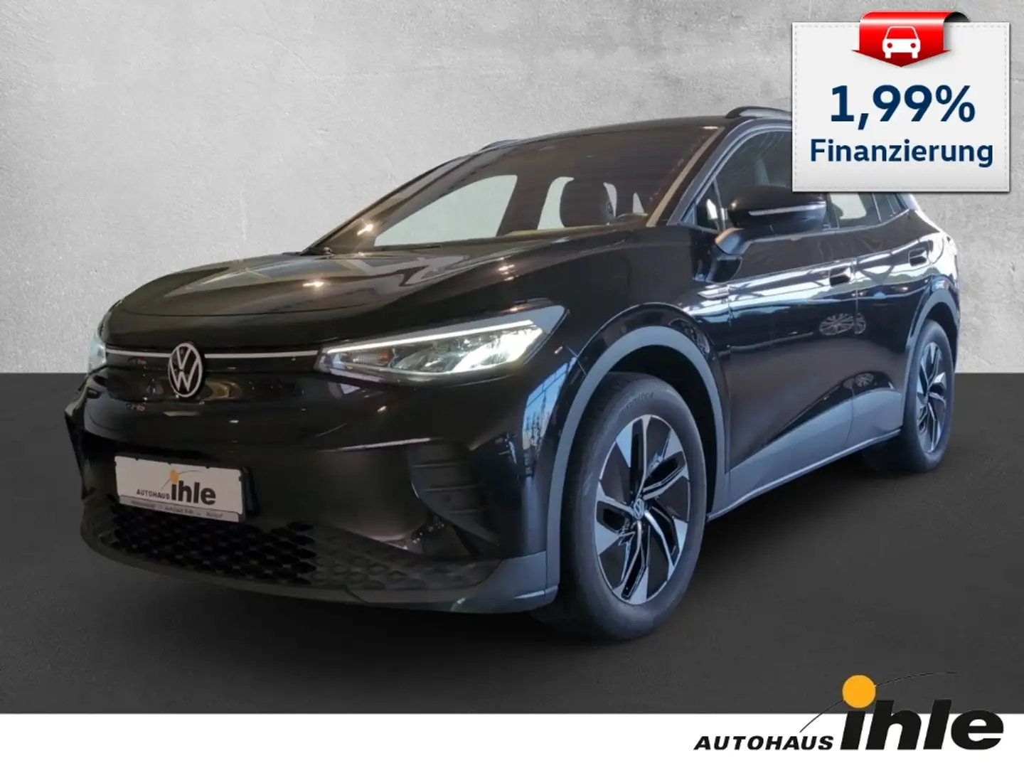 Volkswagen ID.4 Pro Performance 77kWh NAVI+R-FAHRKAMERA+LENKRADHEI Schwarz - 1