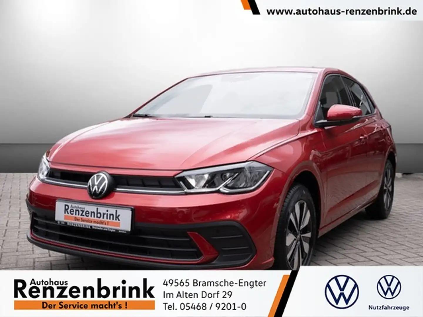 Volkswagen Polo Move TSI Navi LED Sitzhzg. Ganzjahresreifen Rot - 1