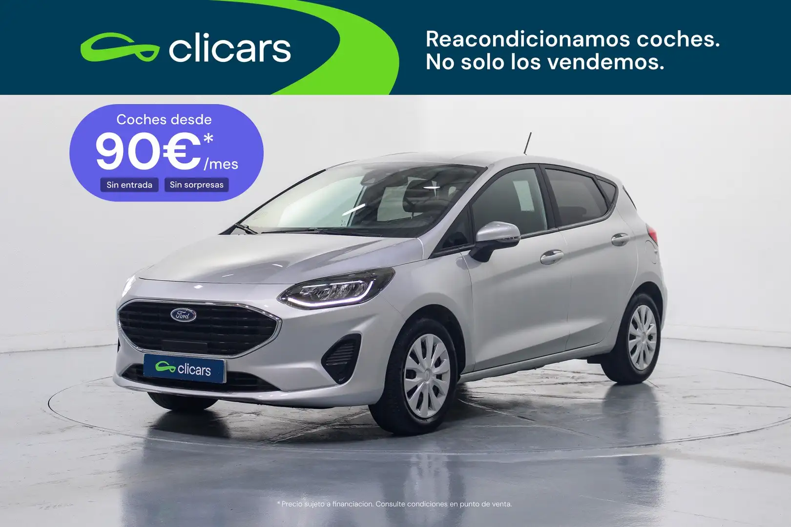 Ford Fiesta 1.1 Ti-VCT Trend Plateado - 1