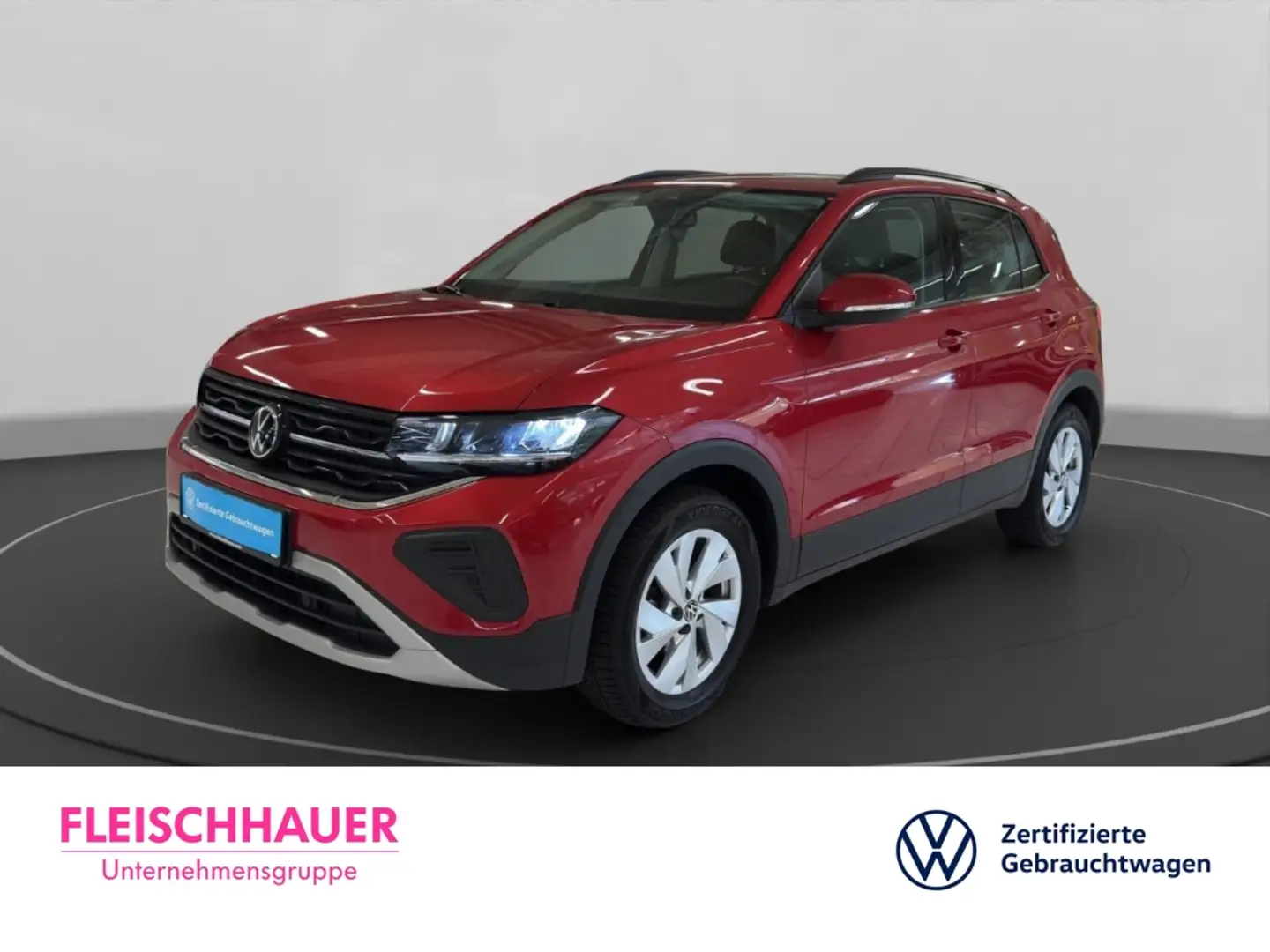 Volkswagen T-Cross 1.0 TSI Life Navi+LED+IQ.Drive+ACC+App-connect Rot - 1