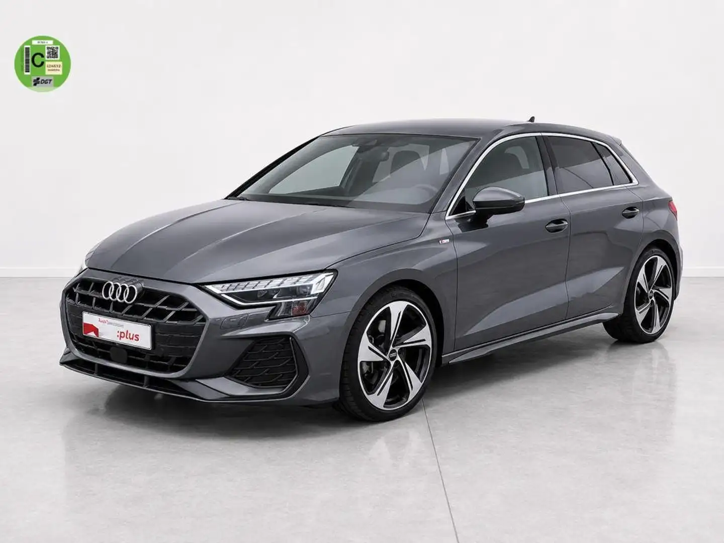 Audi A3 Sportback TDI S line S tronic 110kW Gris - 1
