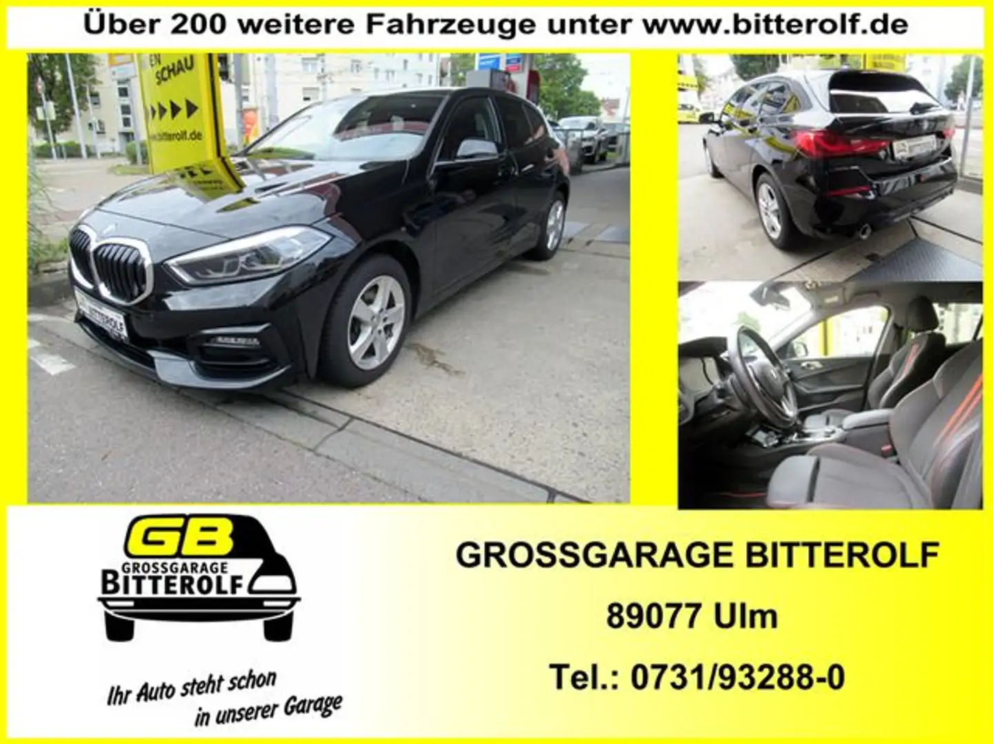 BMW 118 d Sportline 5-türig Navi/Hifi/Temp/PDC/LED Noir - 1