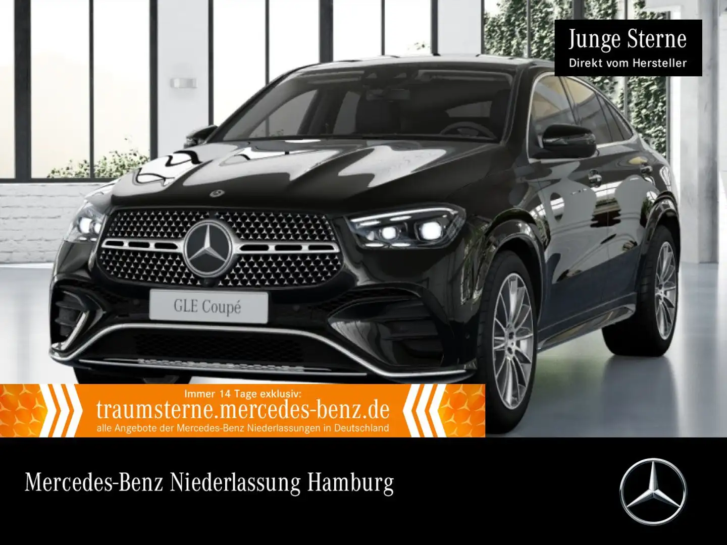 Mercedes-Benz GLE 400 e Coupé 4M AMG+360+MULTIBEAM+21"+SPUR+9G Black - 1