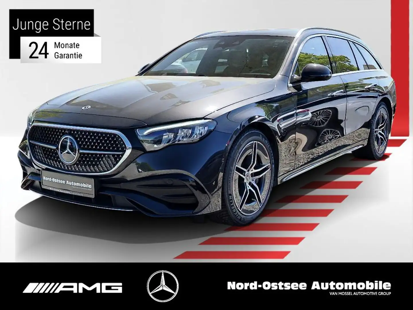 Mercedes-Benz E 220 d T AMG KAMERA AHK DISTR. LED KEYLESS ADV. Grau - 1