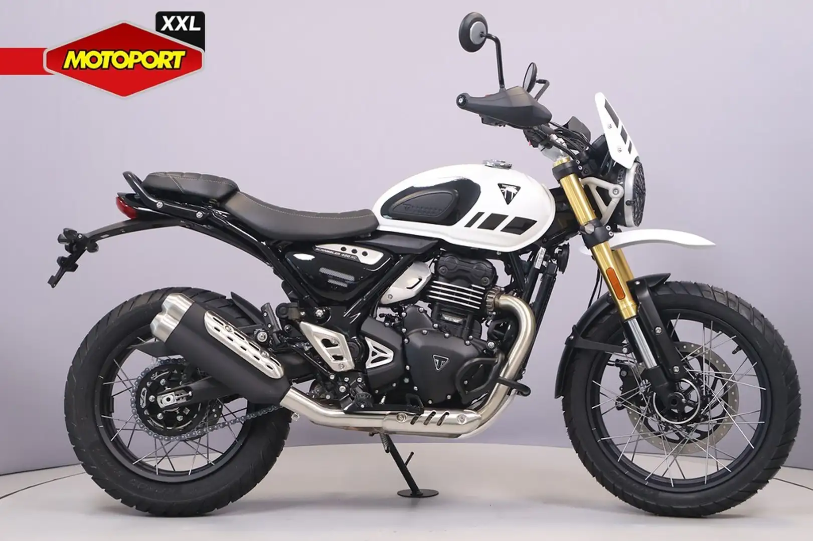 Triumph Scrambler 400 XC Wit - 1