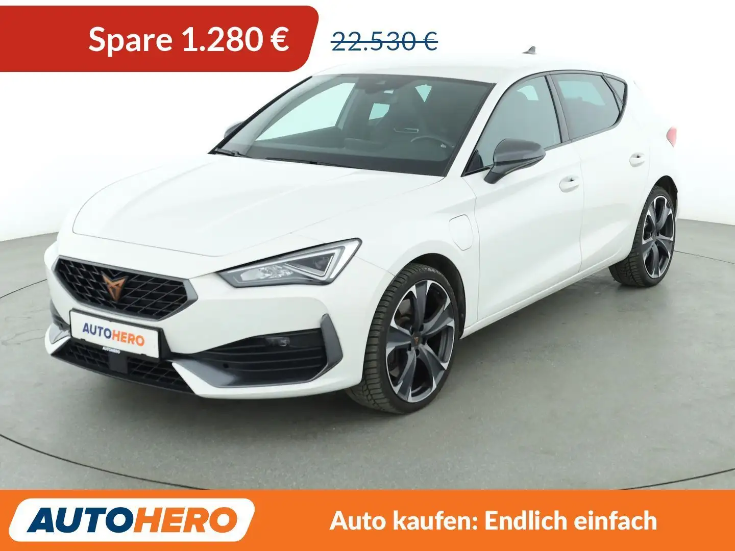 SEAT Leon 1.4 e-HYBRID Aut.*VC*NAVI*LED*PDC*KLIMA*GARANTIE* Weiß - 1