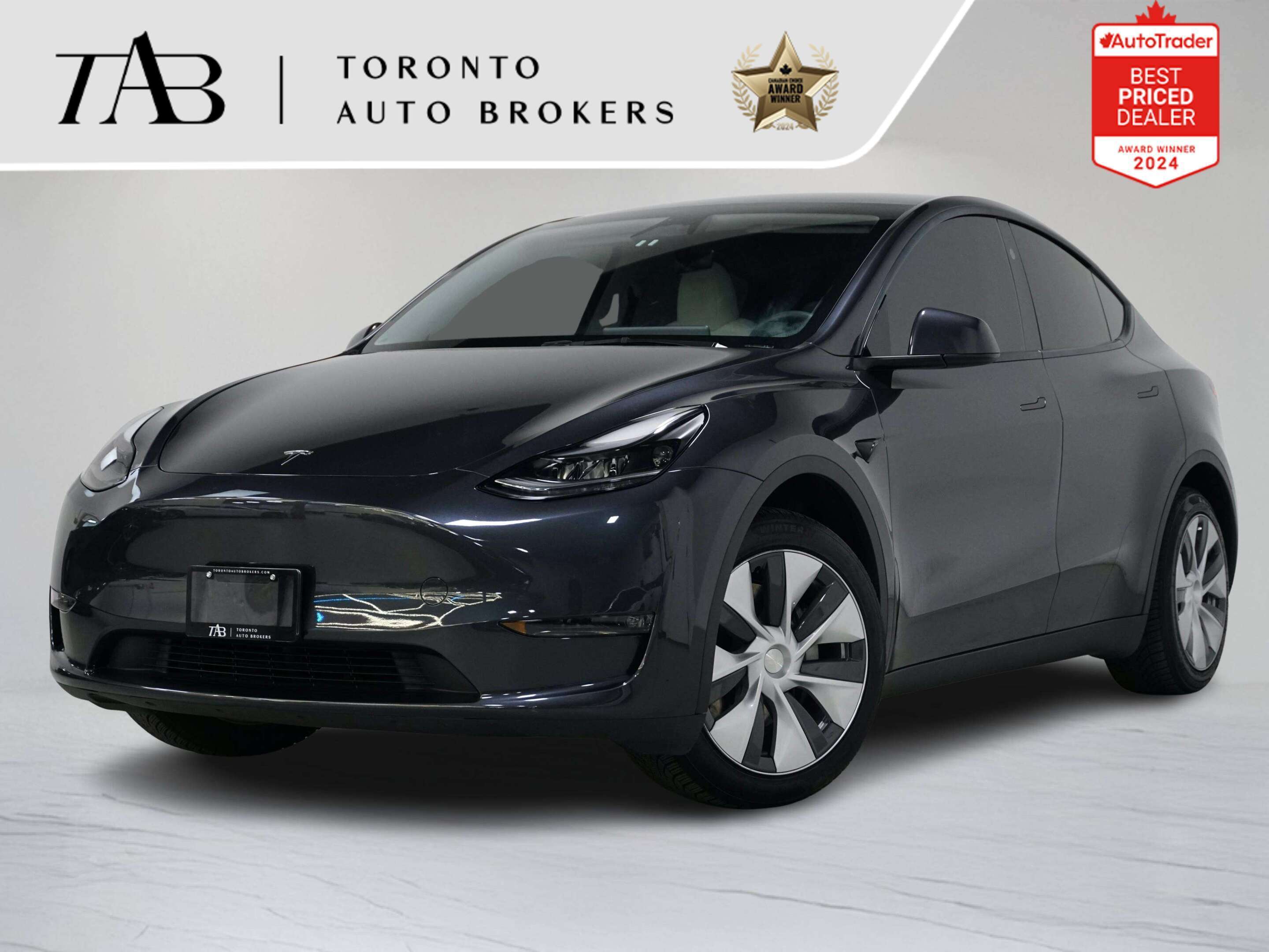Gray 2024 Tesla Model Y Long Range AWD SUV / Crossover All-Wheel Drive Automatic