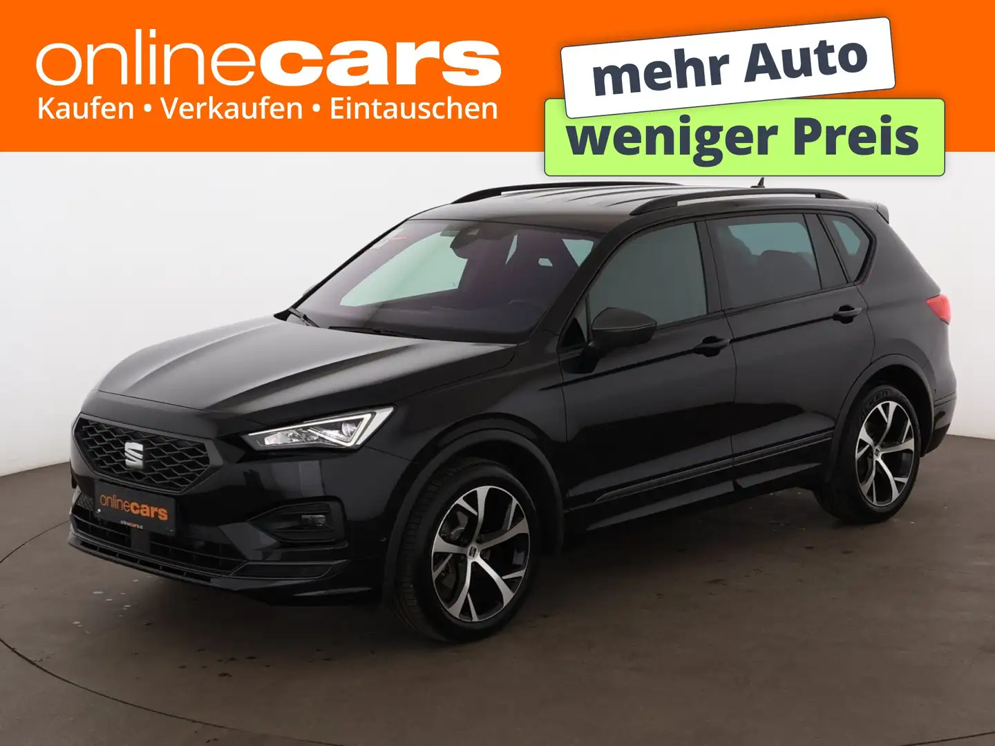 SEAT Tarraco 1.5 TSI FR Aut LED AHK RADAR NAVI SITZHZG Schwarz - 1