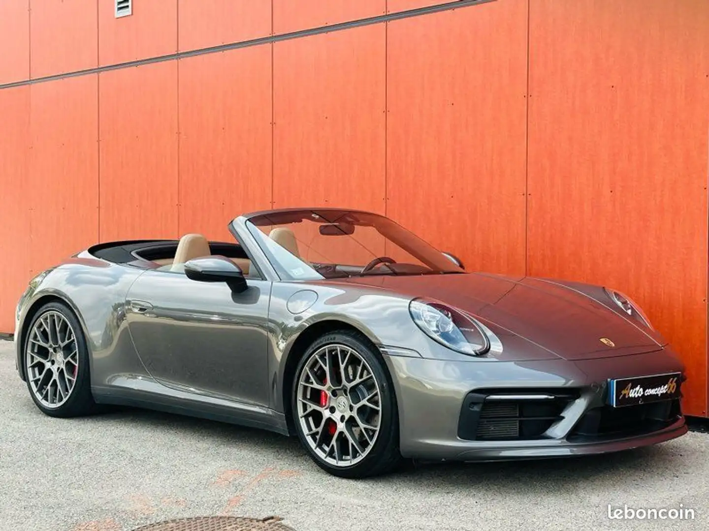 Porsche 911 992 CARRERA 4S CABRIOLET 3.0i 450CH BOÎTE PDK Gris - 1