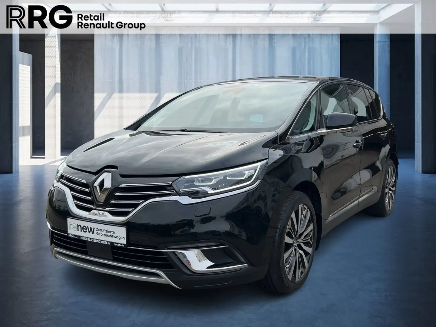 Renault Espace 2.0 Dci 190 Initiale Paris Zwart - 1