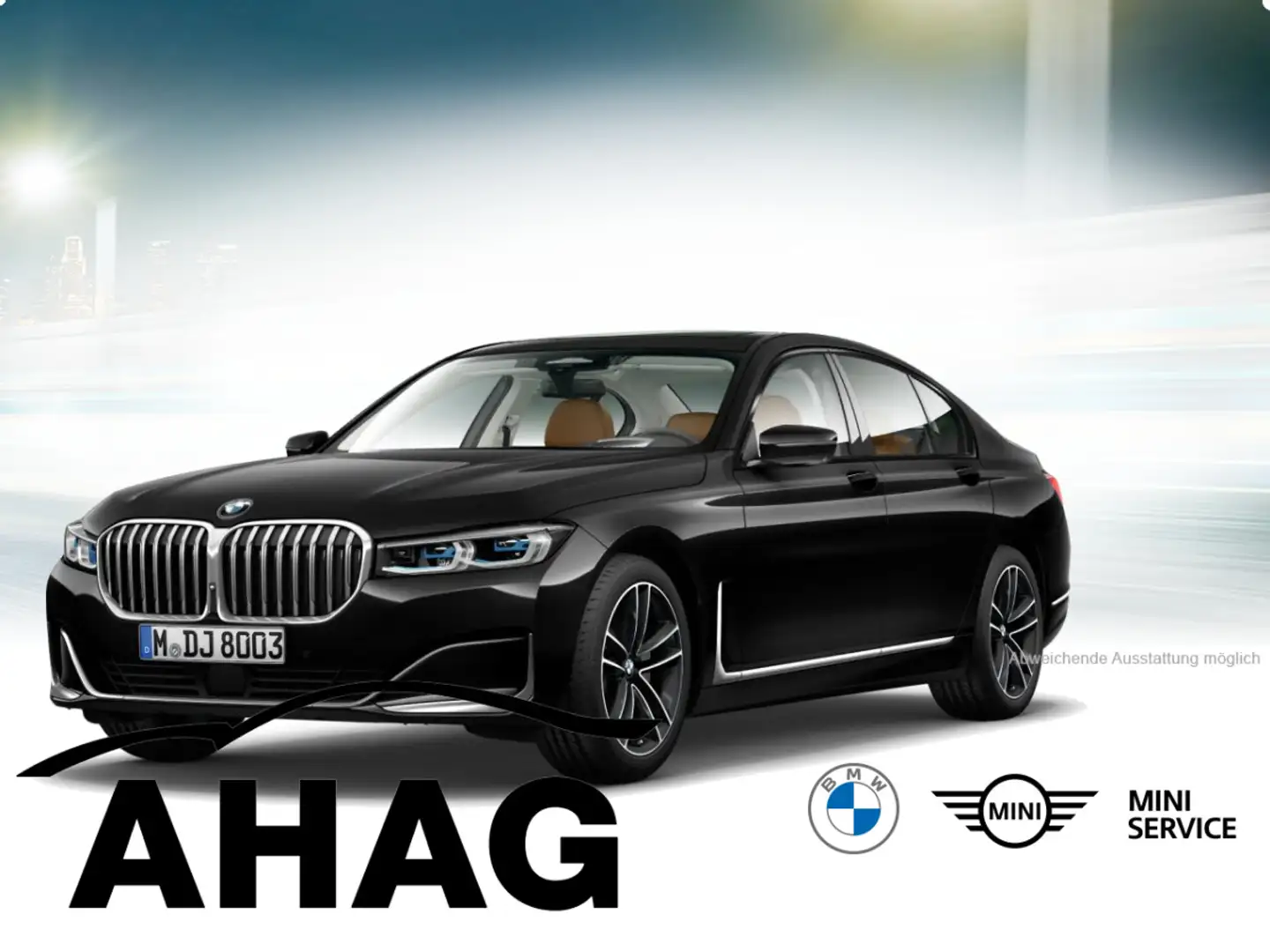 BMW 740 d xDrive Innovationsp. Sport Aut. Standhzg. Schwarz - 2