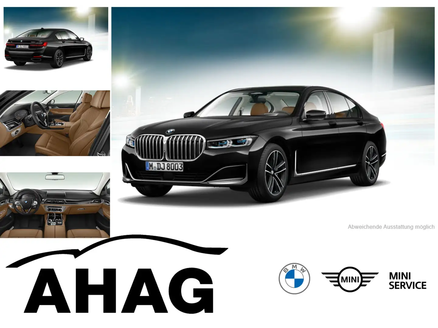 BMW 740 d xDrive Innovationsp. Sport Aut. Standhzg. Schwarz - 1