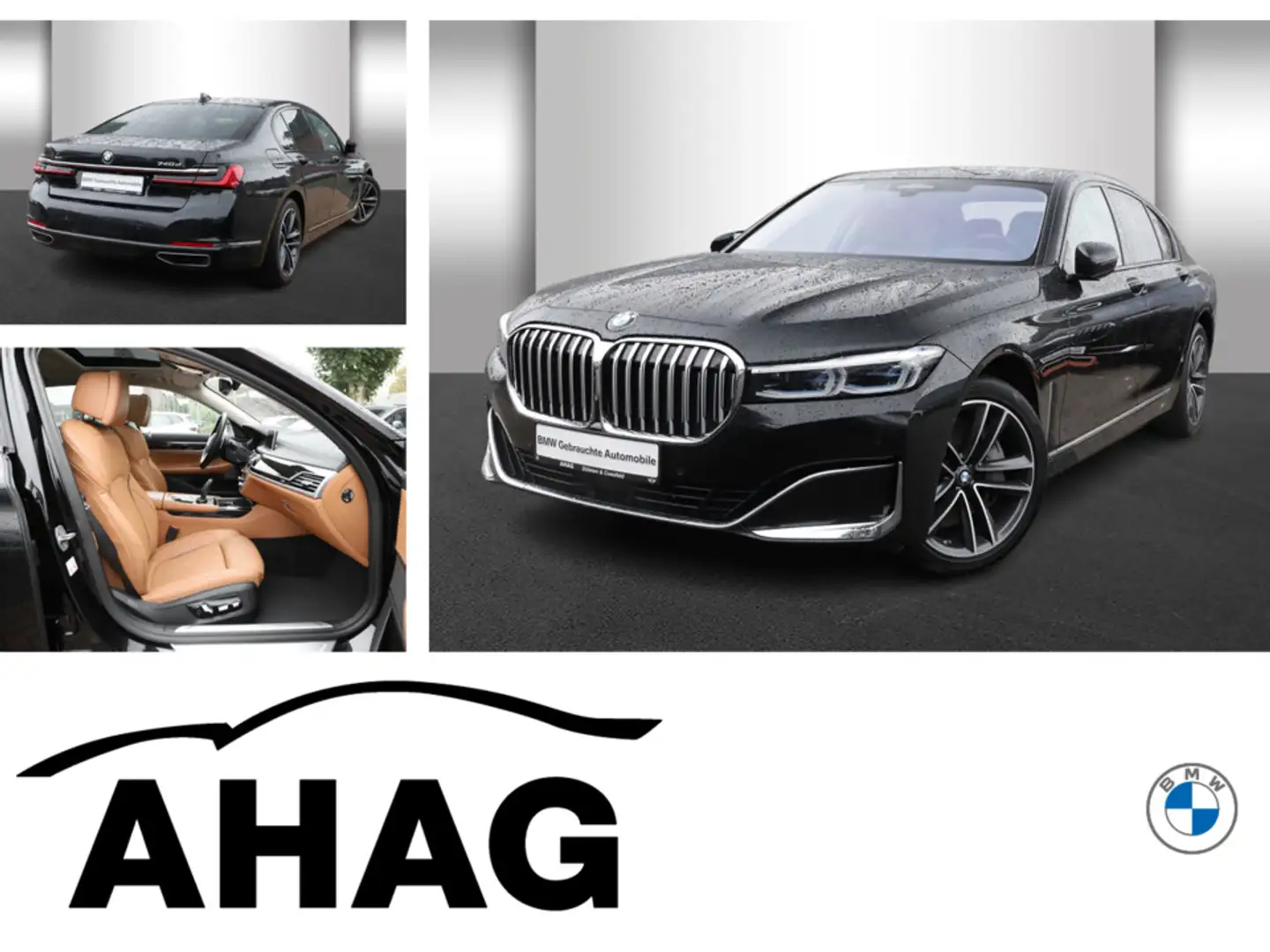 BMW 740 d xDrive Innovationsp. Sport Aut. Standhzg. Noir - 1