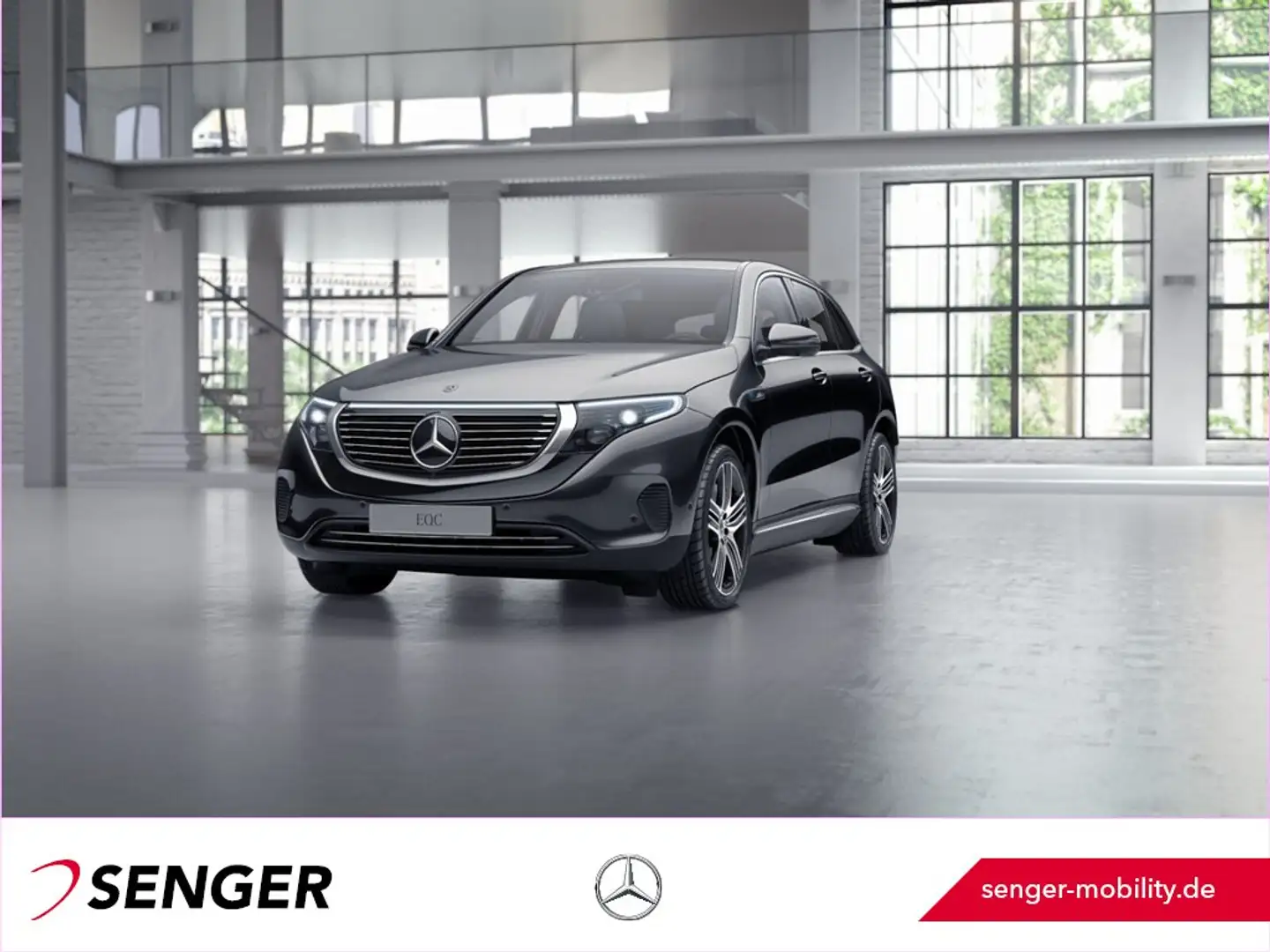 Mercedes-Benz EQC 400 4M Distronic Multibeam 360°-Kamera AHK Schwarz - 1