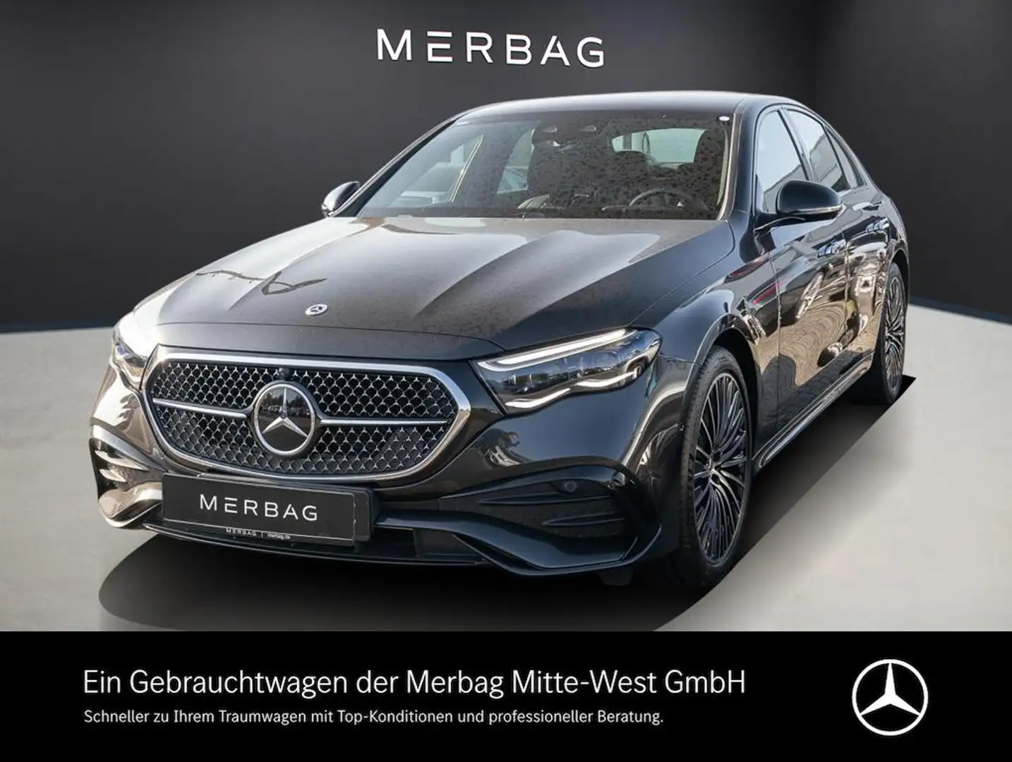 Mercedes-Benz E 300 e Limousine mit EQ Hybrid Technologie ACC Grau - 1