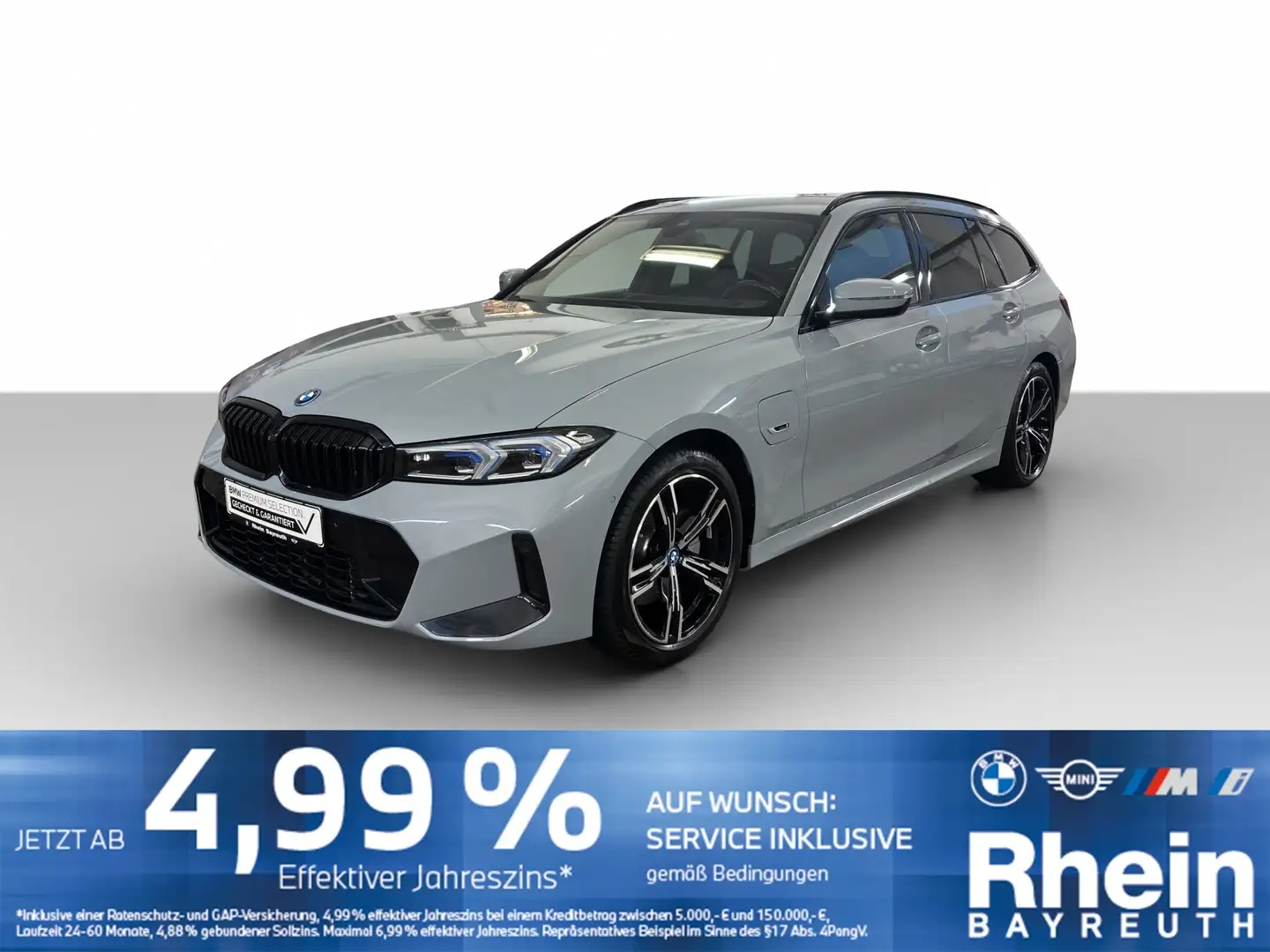 BMW 320 e Touring M Sport Navi AdapLED HUD Hifi Navi AdapL Grau - 1