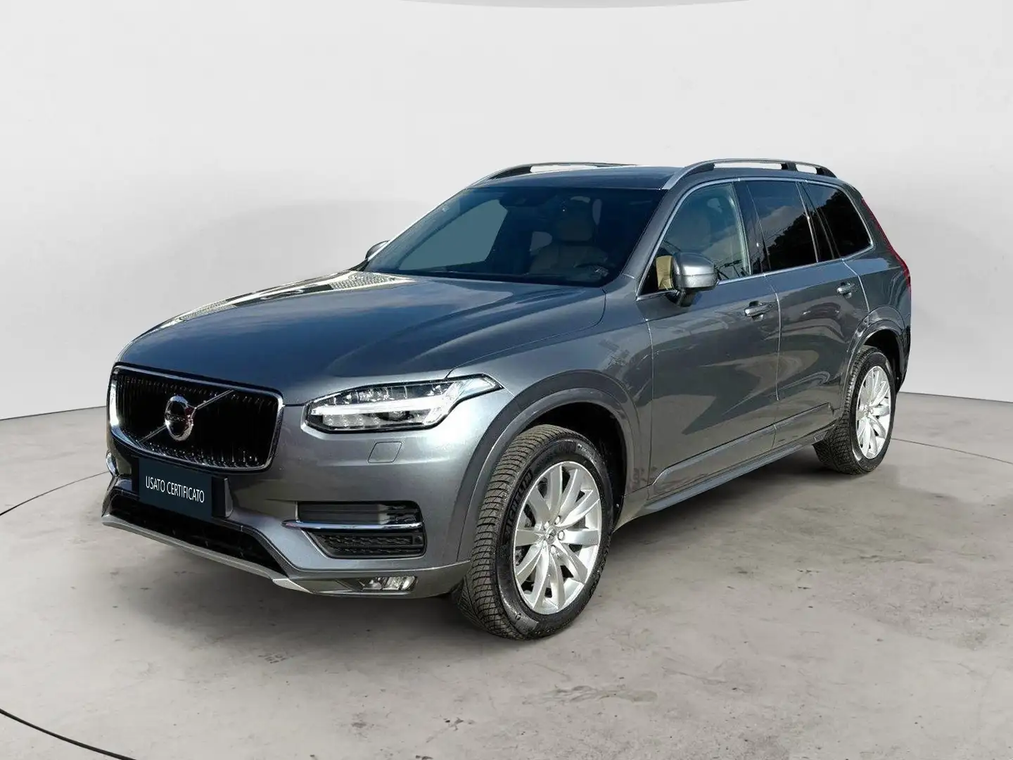 Volvo XC90 D5 235 CV AWD Automatica NAVI LED Momentum Grigio - 1