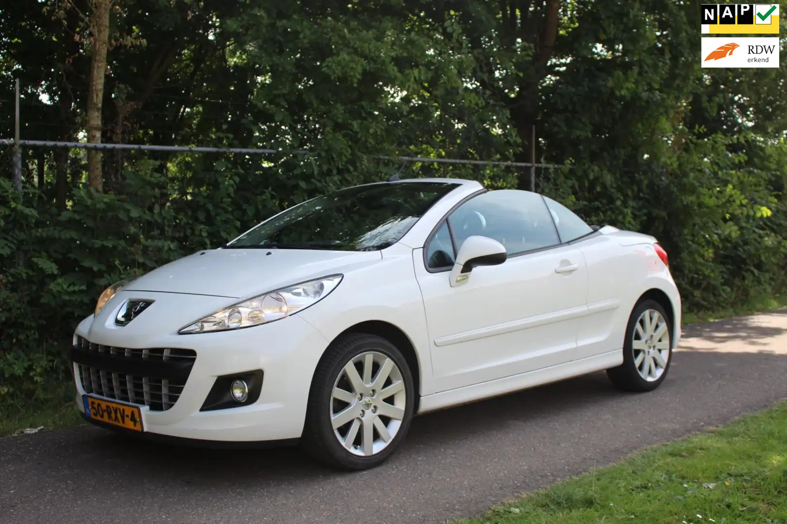 Peugeot 207 CC 1.6 VTi Griffe *1e EIG *Leer *Cruise Wit - 1