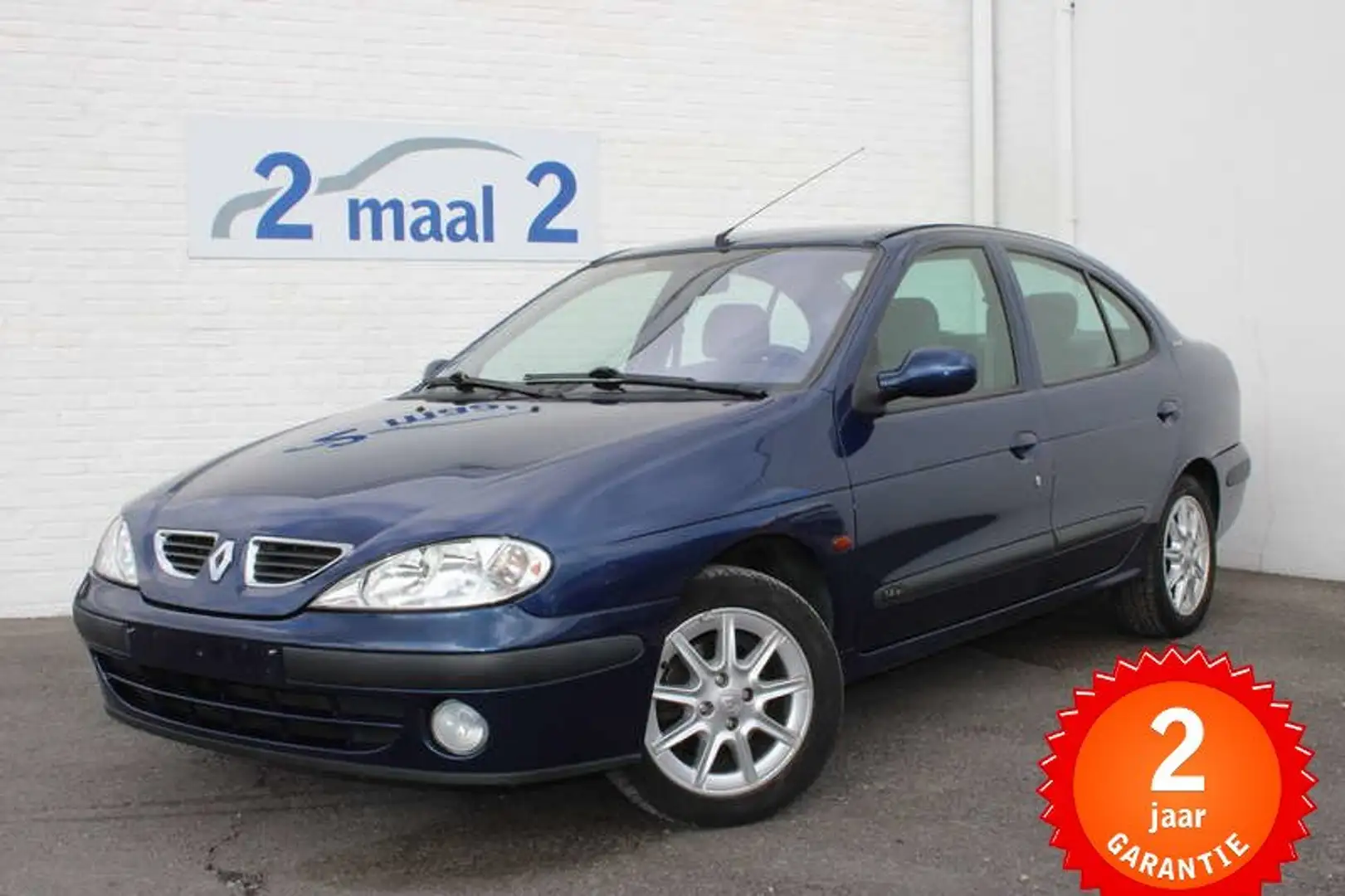 Renault Megane 1.4i Airco inclusief 2 JAAR garantie Blauw - 1