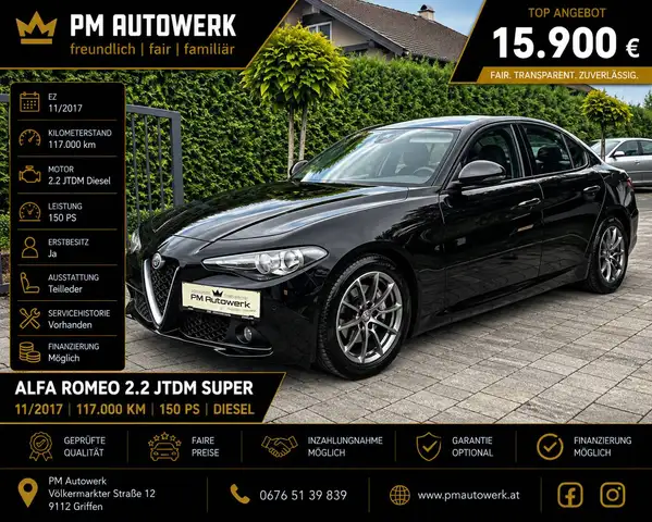 Alfa Romeo Giulia 2.2 JTDM Super *Erstbesitz*Teilleder*