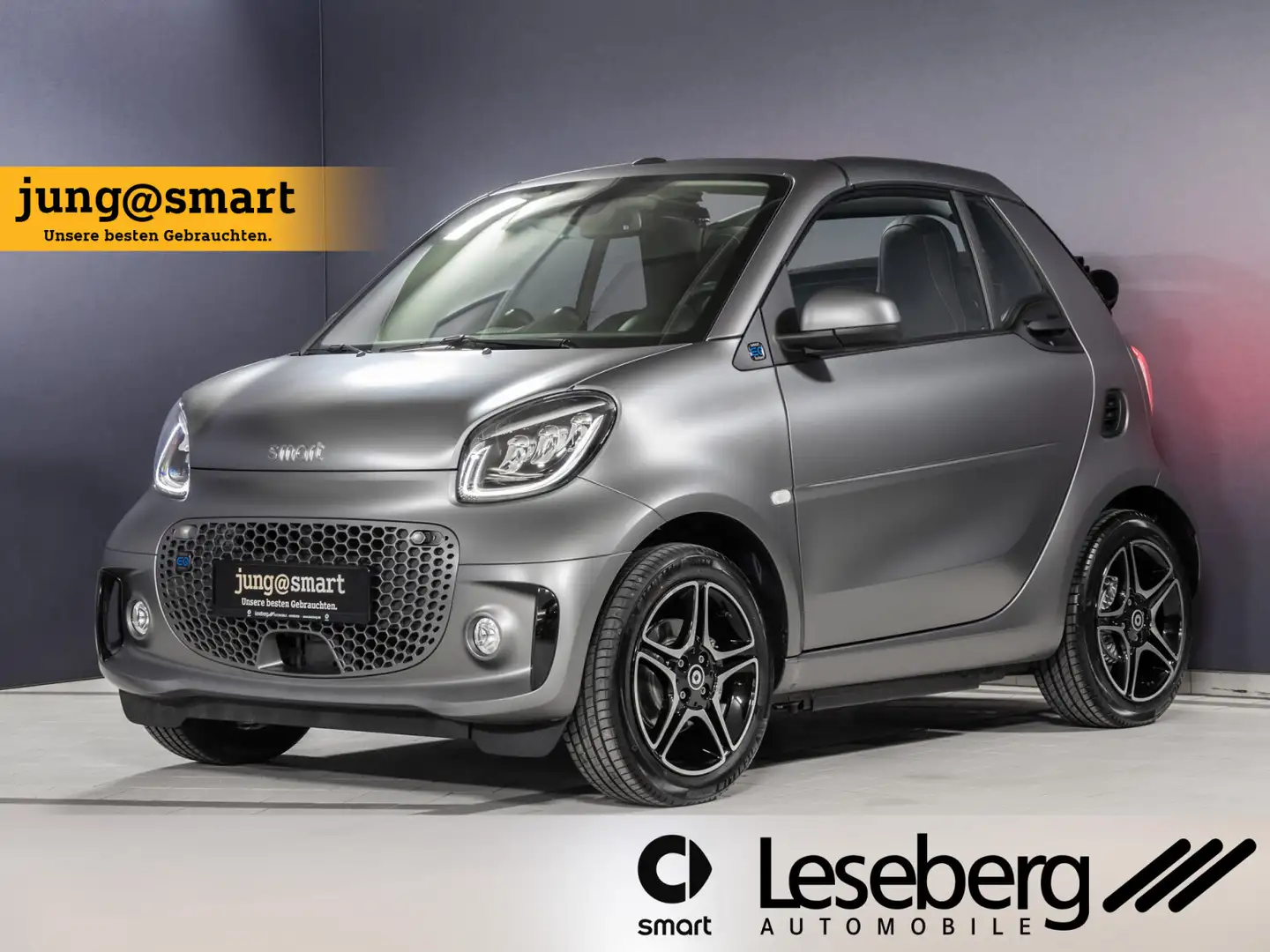 smart forTwo ForTwo Cabrio EQ Prime LED/22 kW/Kamera/JBL/DAB/ Gris - 1